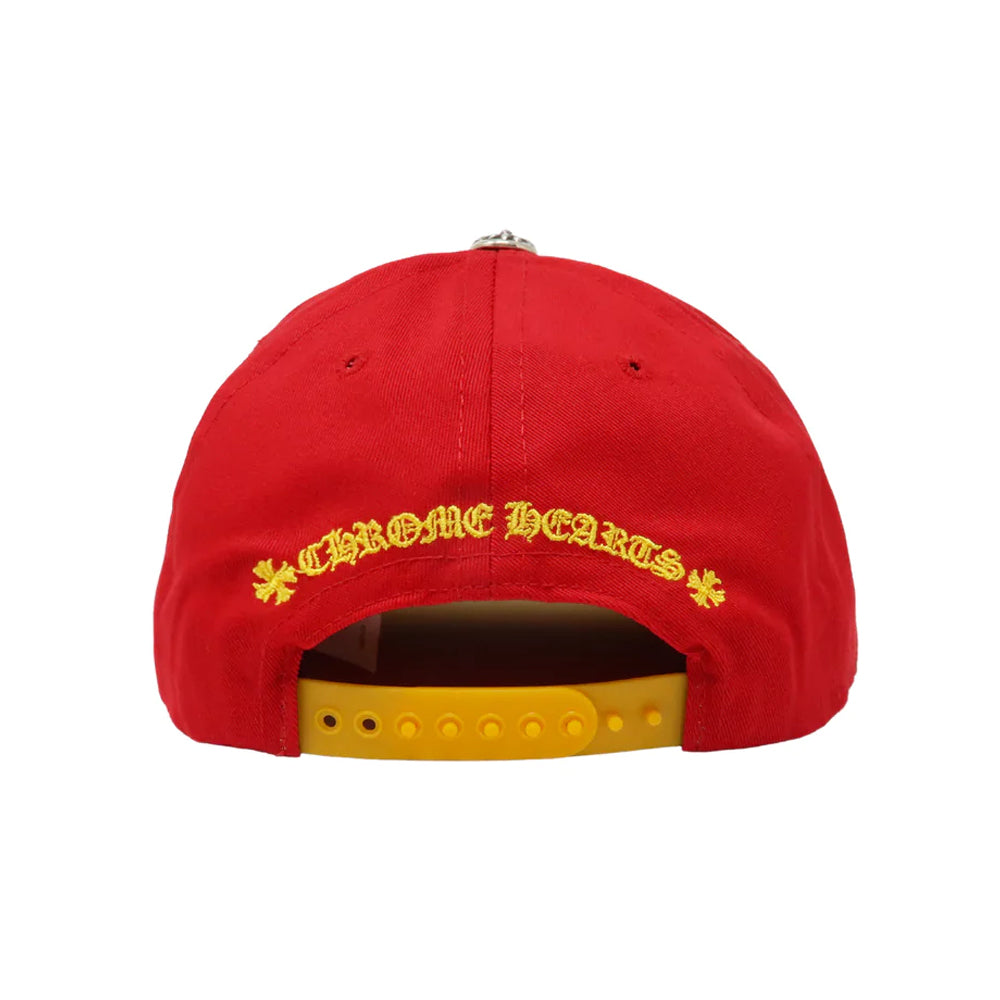 Chrome Hearts CH Silver Button Hat Red/Yellow-PLUS