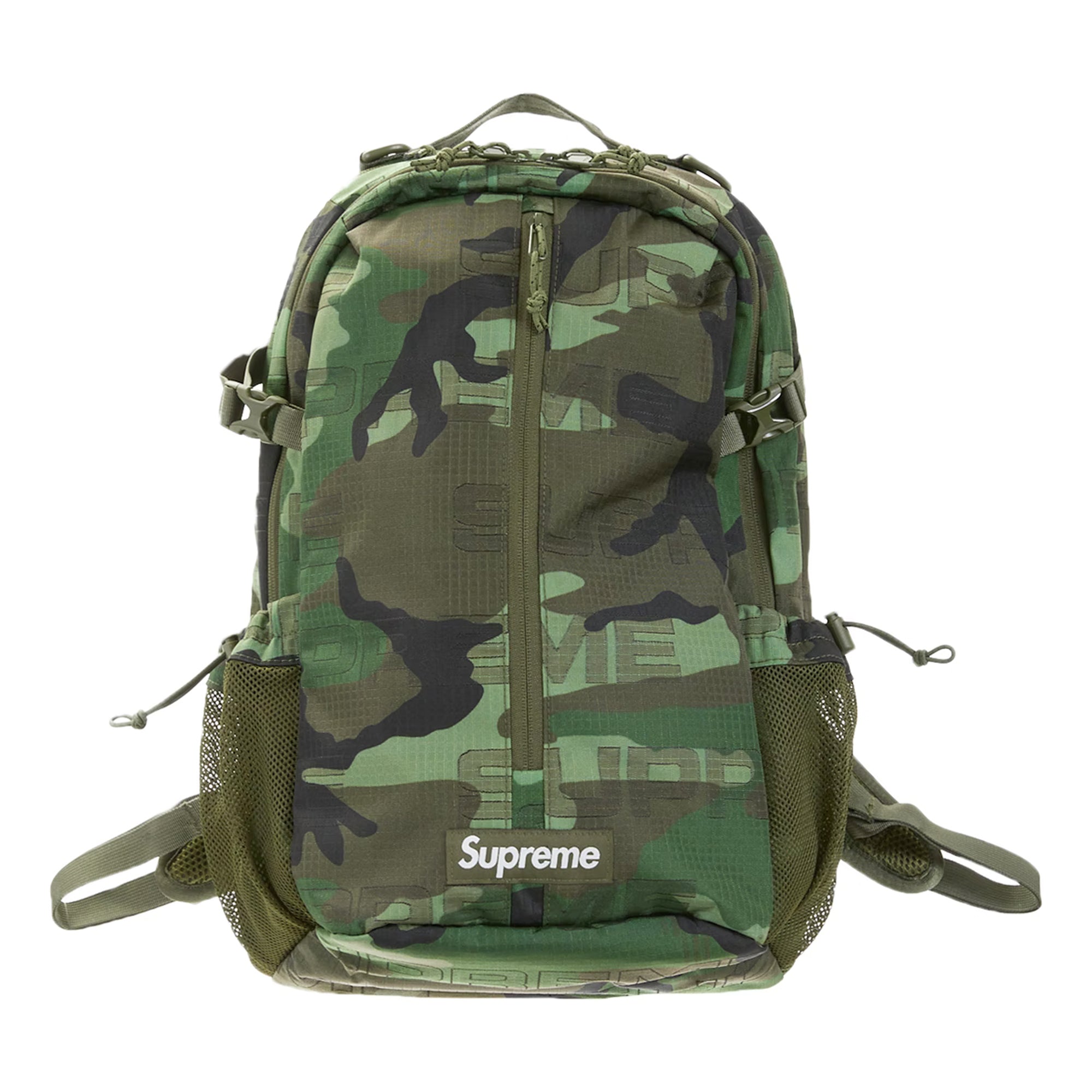 Supreme Backpack Woodland Camo (FW21)-PLUS