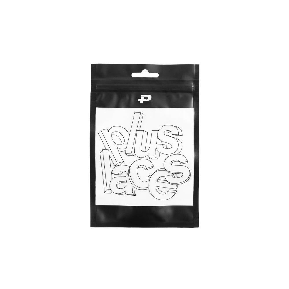 Plus Basics Black 3M Reflective Rope Laces-PLUS