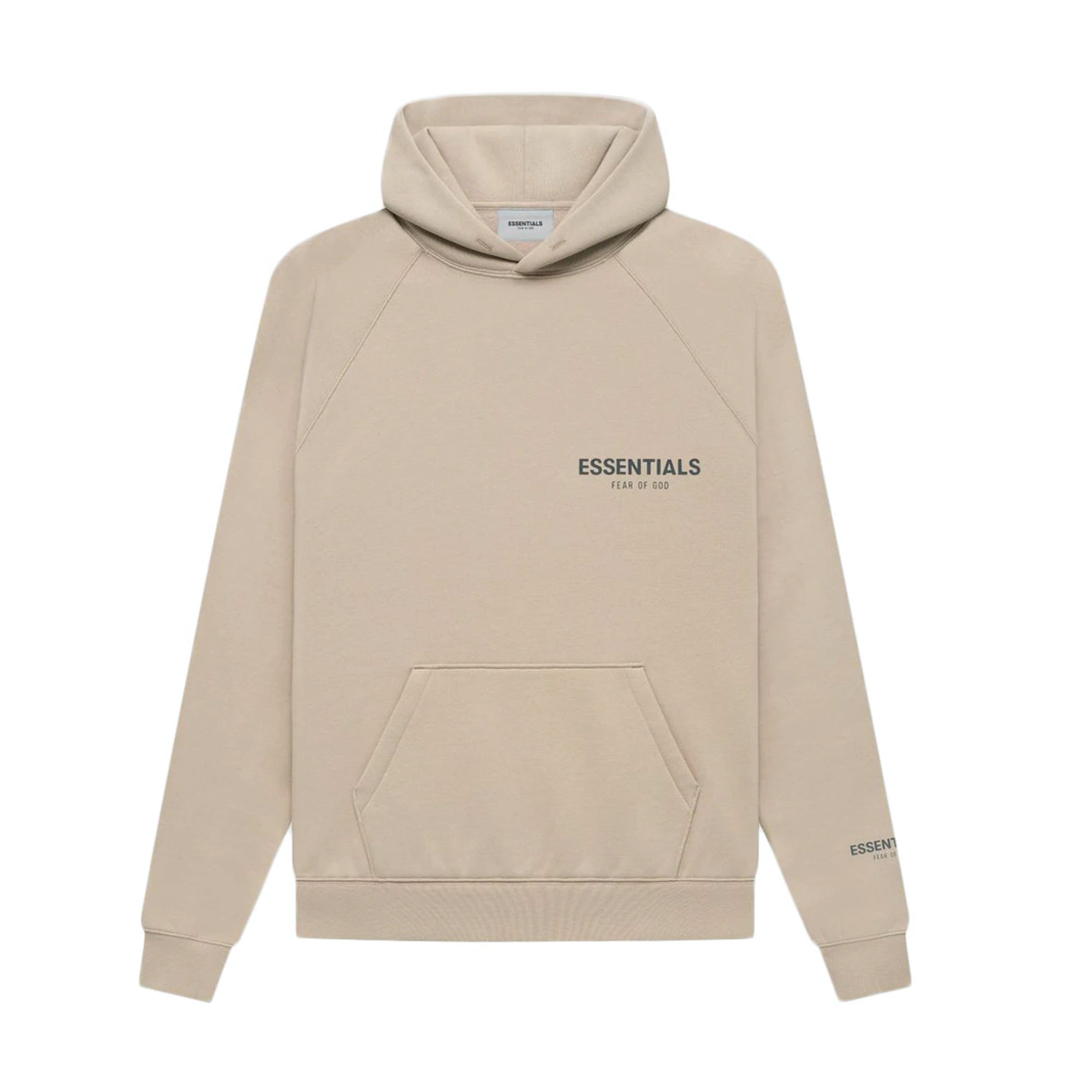 FOG Essentials Core Collection Pullover Hoodie String/Tan (FW21)-PLUS