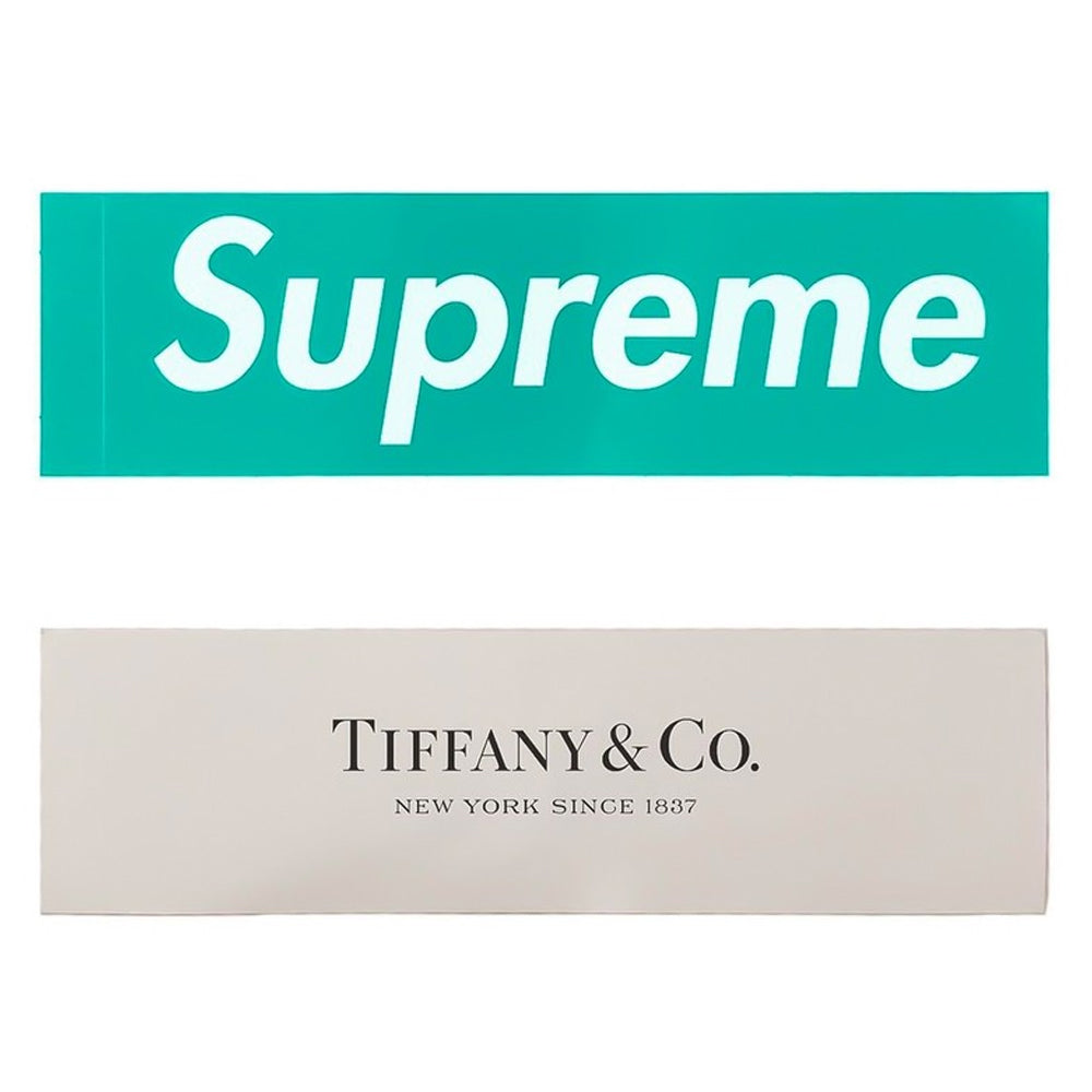 Supreme Tiffany & Co Box Logo Sticker-PLUS