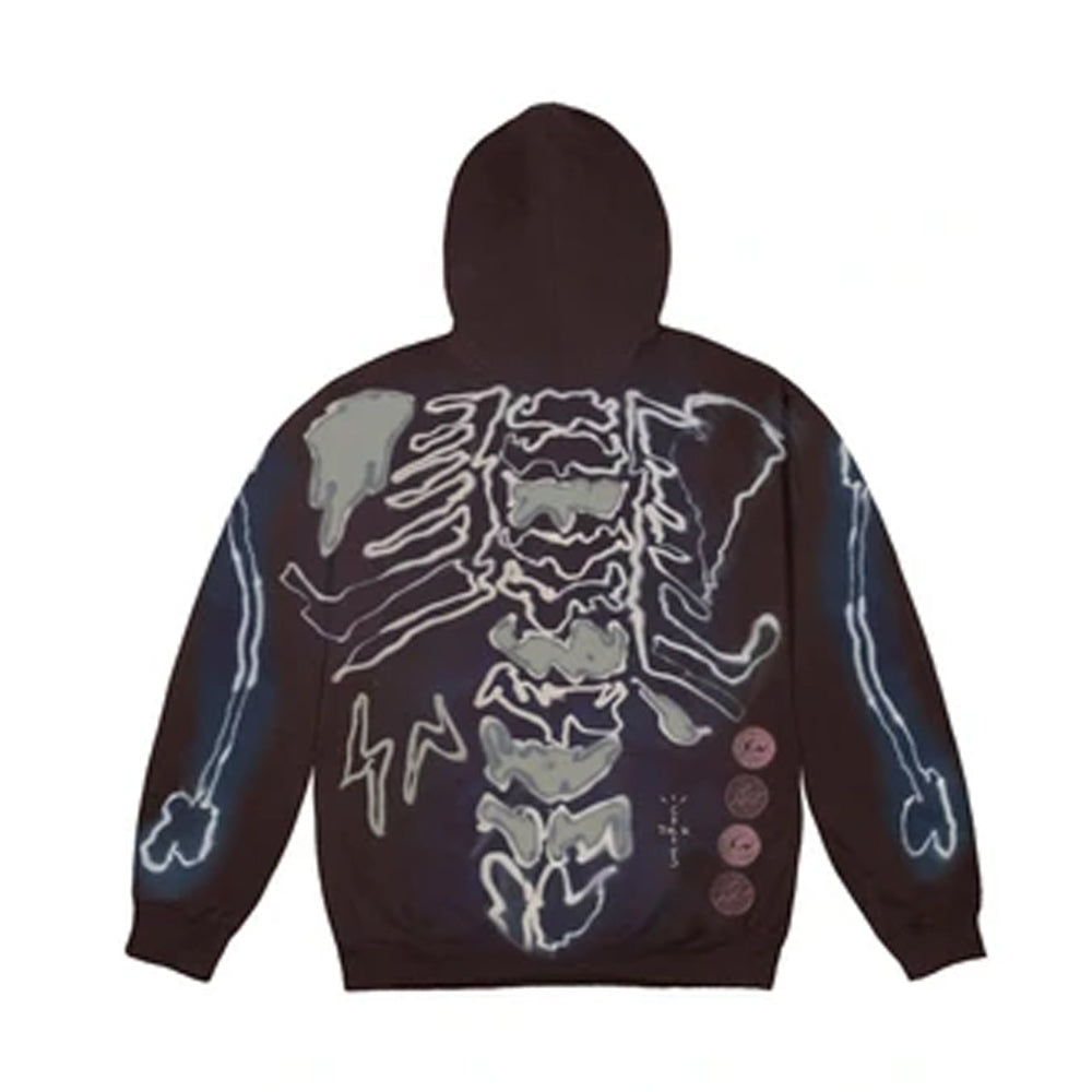 Travis scott for outlet fragment skeleton black zip up