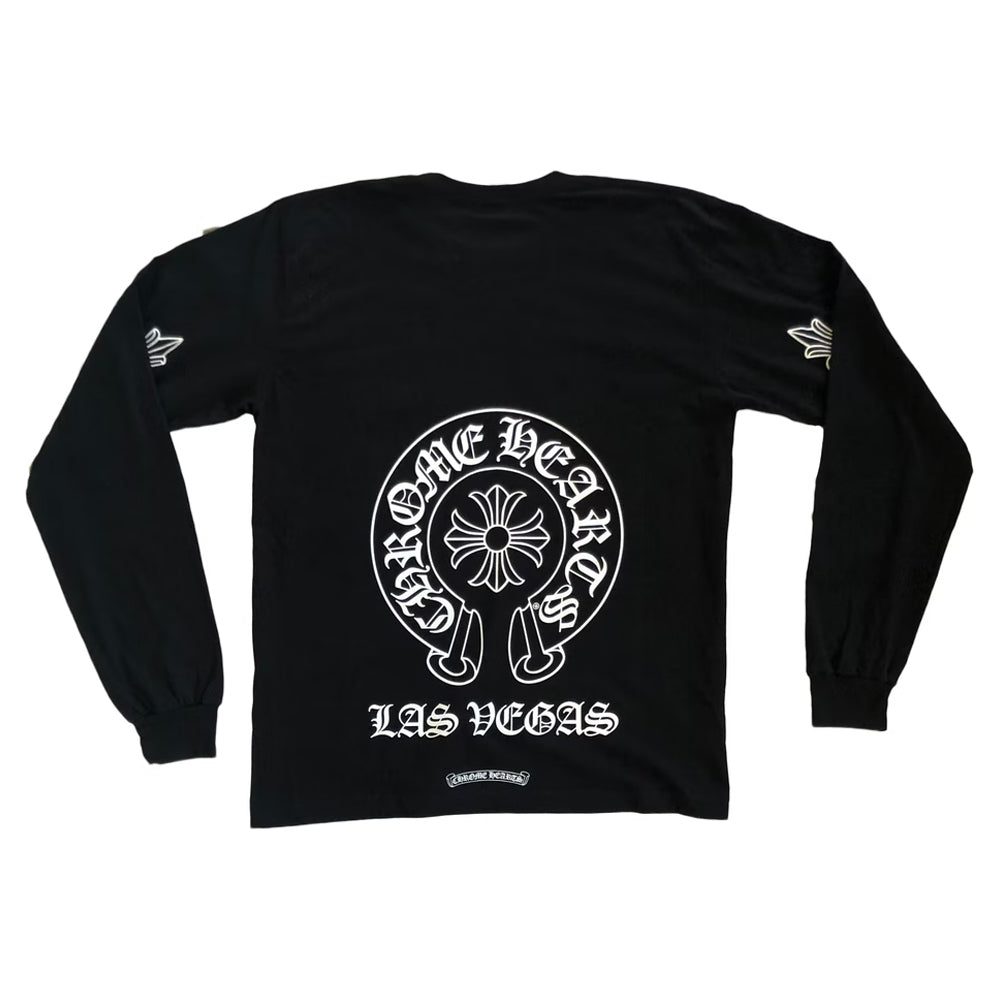 Chrome Hearts Las Vegas Exclusive L/S T-Shirt Black-PLUS