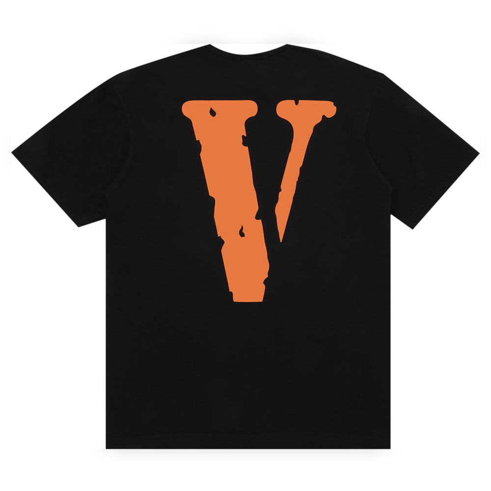 Vlone Friends Tee Black/Orange Tee-PLUS