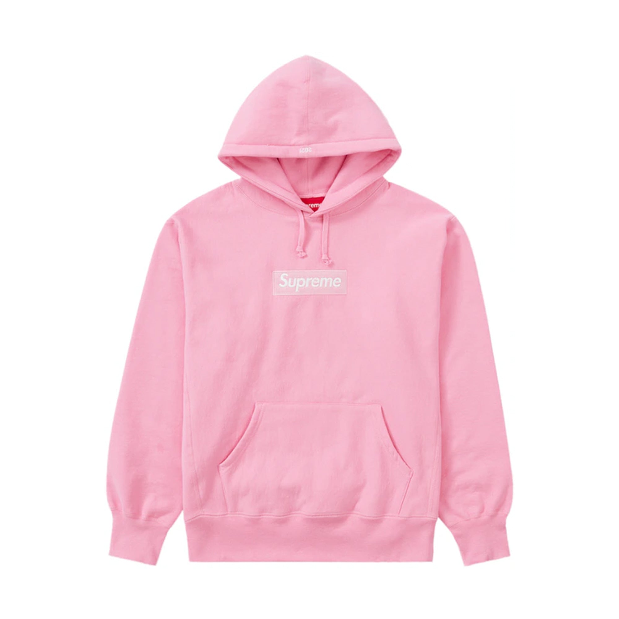 Supreme Box Logo Hooded Sweatshirt (FW21) Pink-PLUS