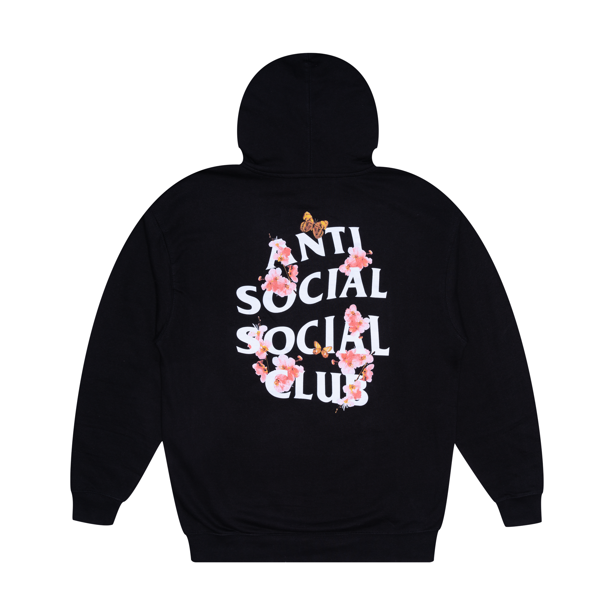 Anti Social Social Club Kkoch Hoodie Black-PLUS