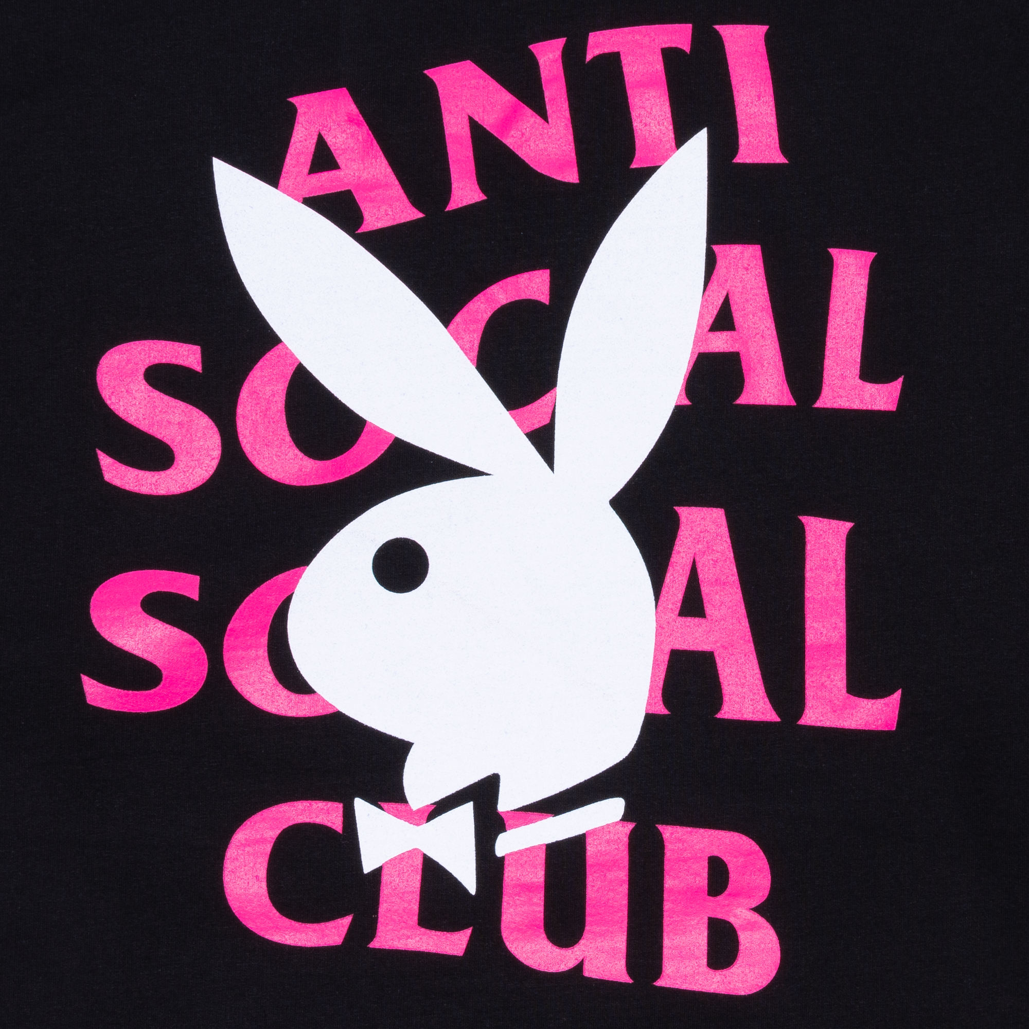Anti Social Social Club x Playboy Remix Hoodie Black-PLUS