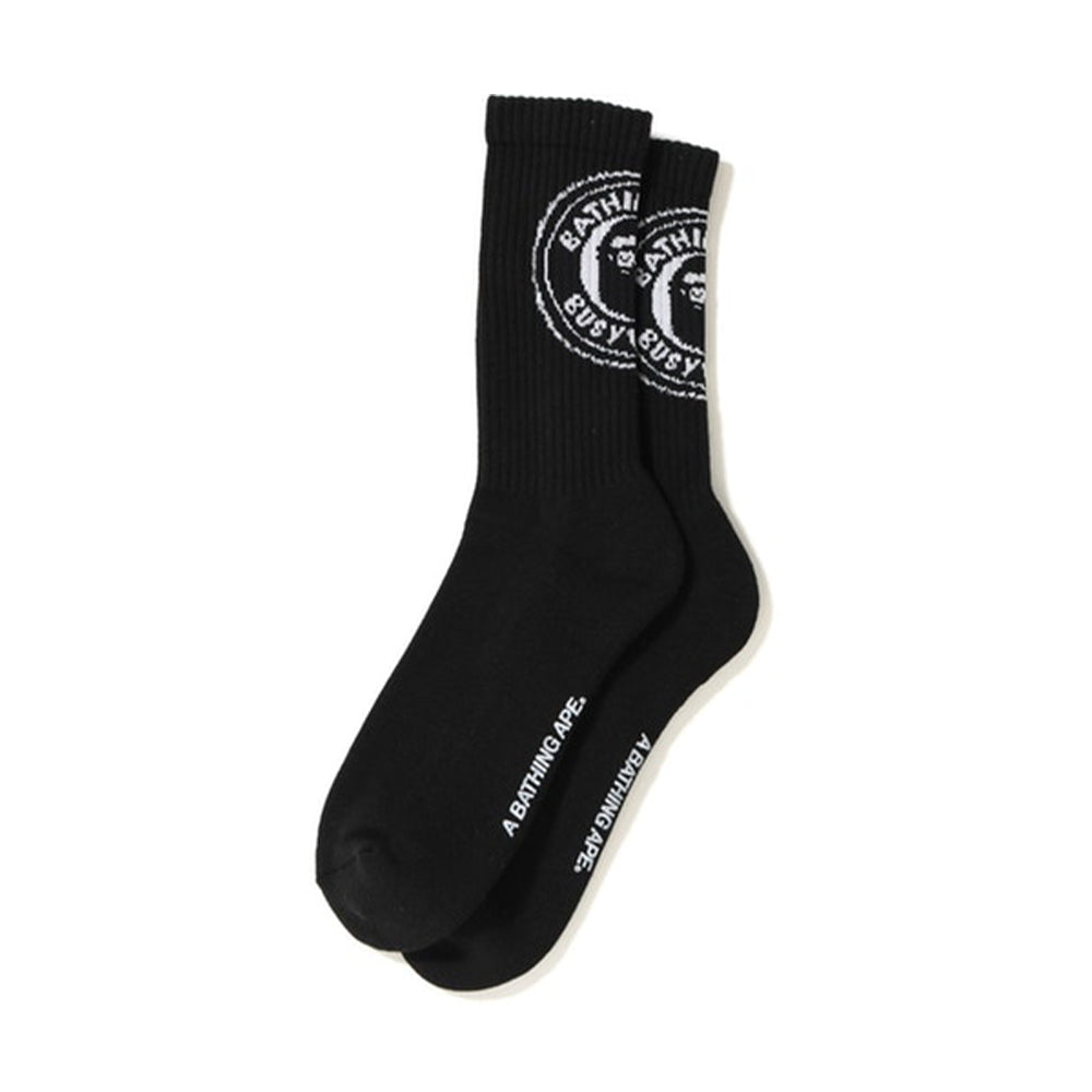 BAPE BWS Socks Black-PLUS