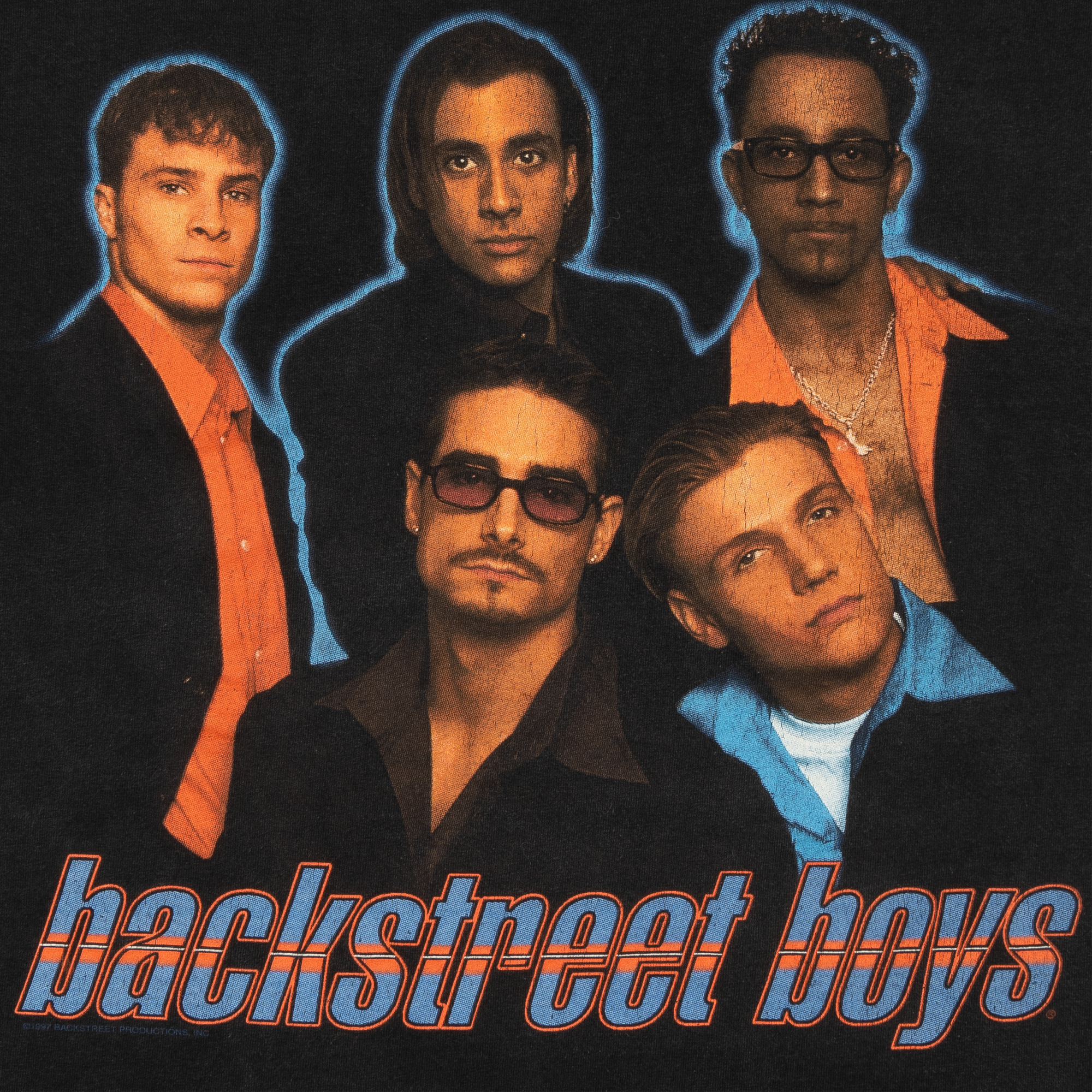 The Backstreet Boys Band Tee Black-PLUS