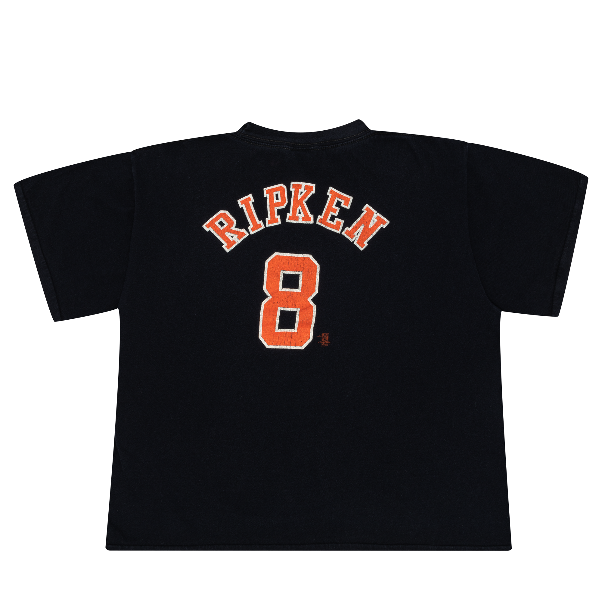 Baltimore Orioles Cal Ripken Jr. 90s Jersey Tee Black-PLUS