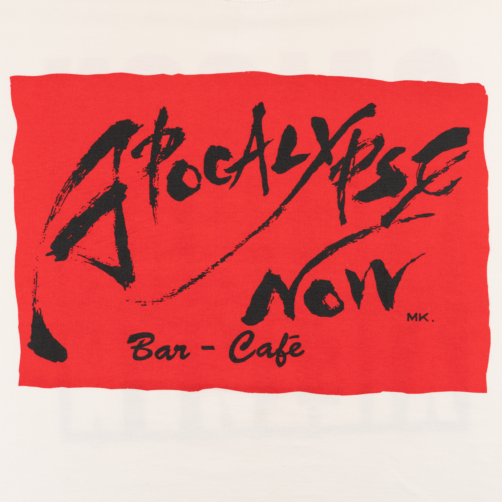 Apocalypse Now Bar Cafe Souvenir Tee White-PLUS
