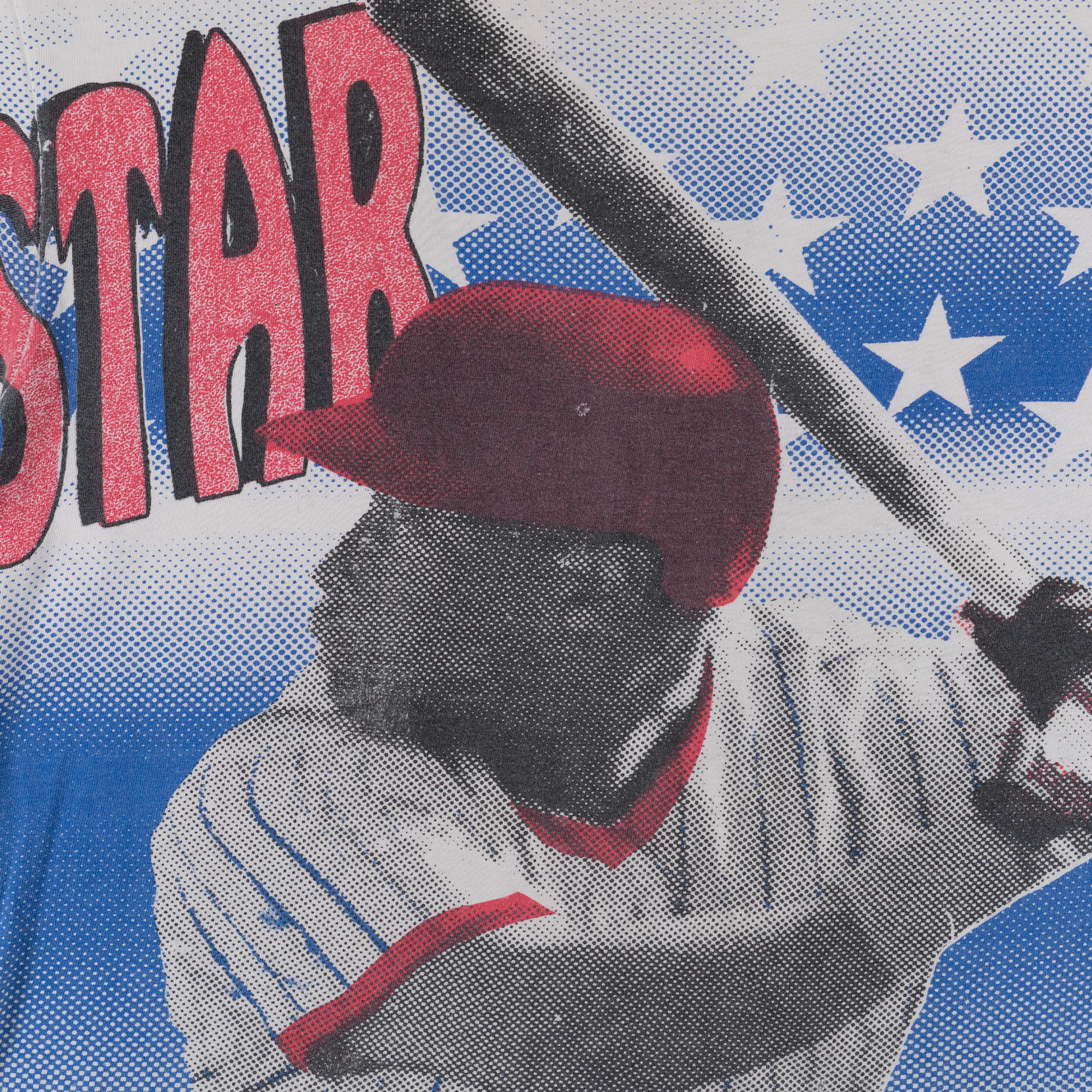 All Star Baseball Fever All Over Print Tee White-PLUS