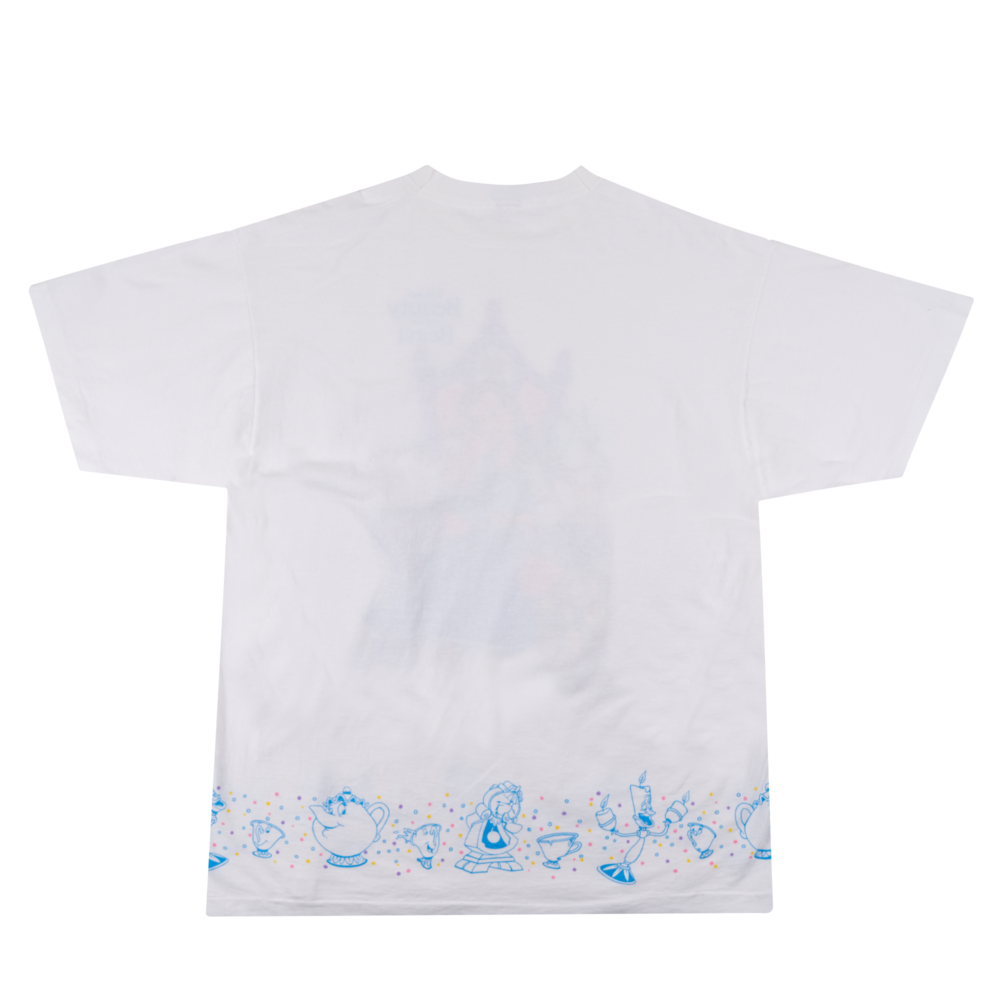 Beauty And The Beast Tee White-PLUS