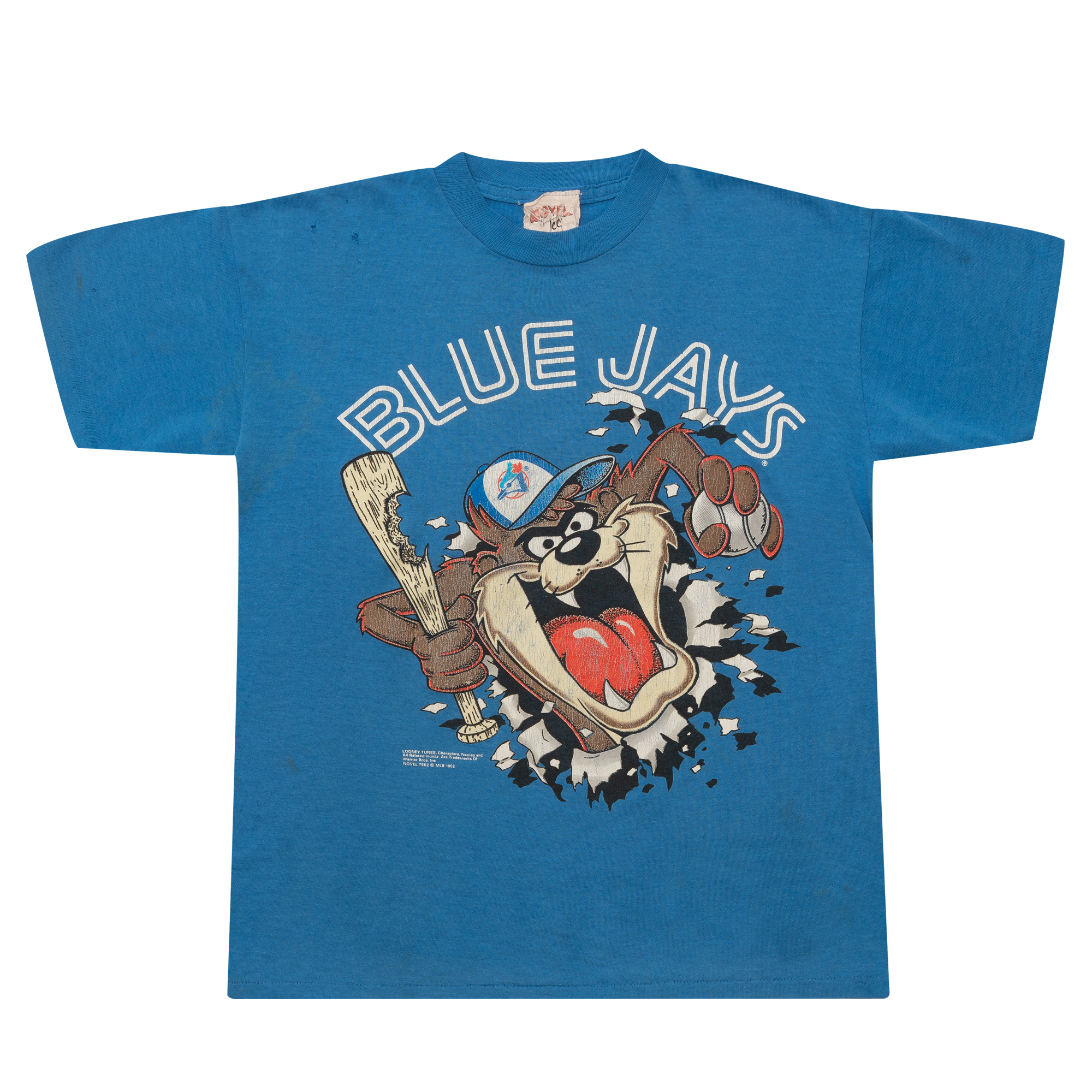 Toronto Blue Jays Taz Looney Tunes 1992 MLB Tee Blue-PLUS