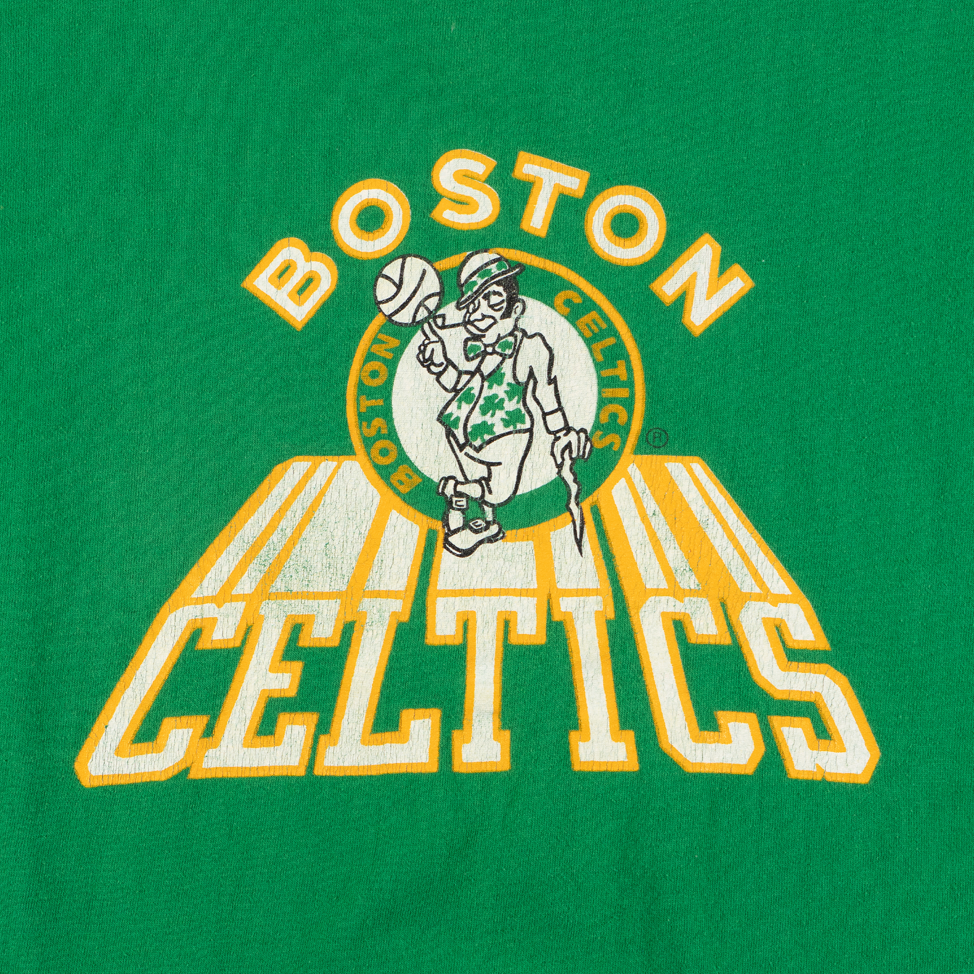 80's Boston Celtics Tee Green-PLUS