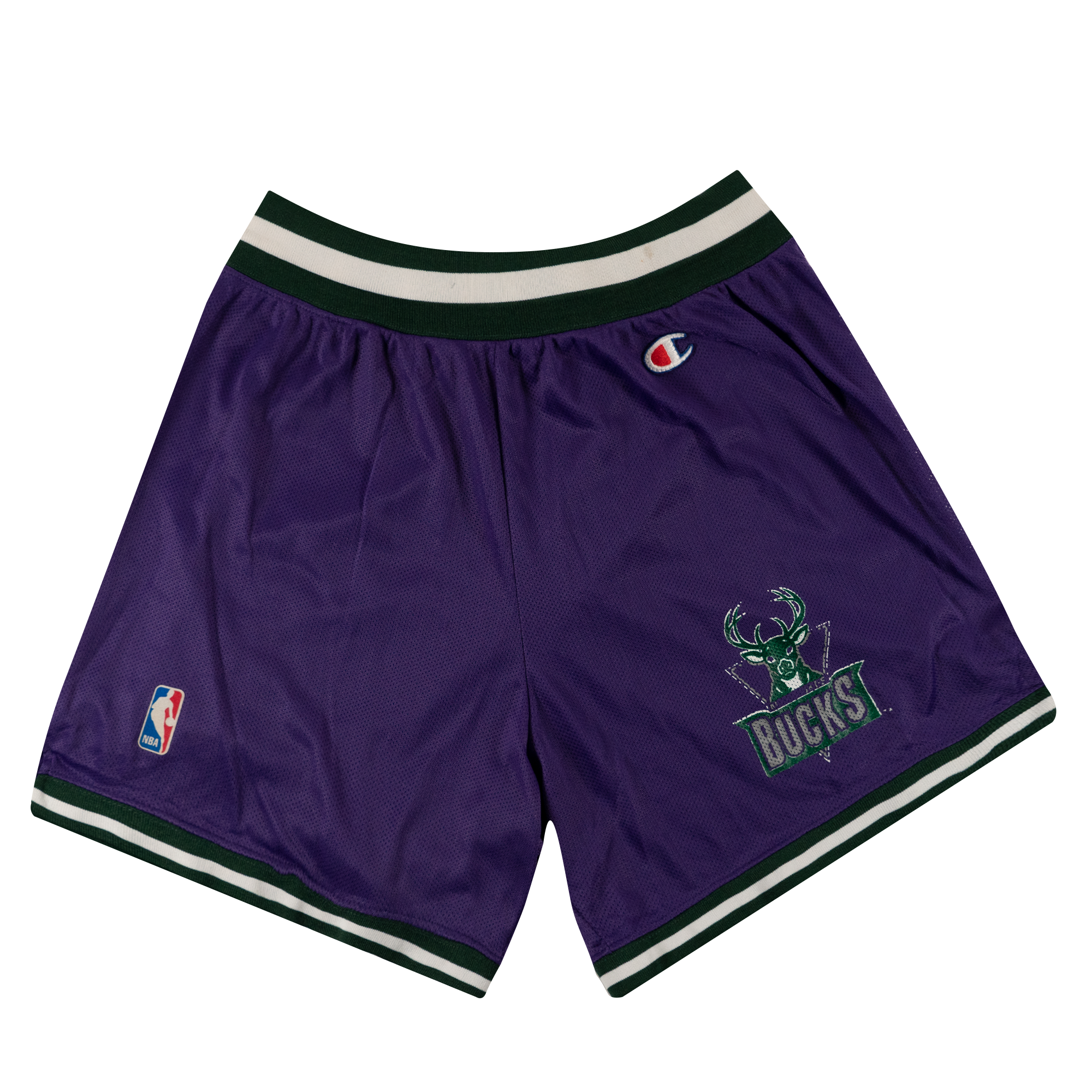Champion Milwaulkee Bucks 90's NBA Jersey Shorts-PLUS