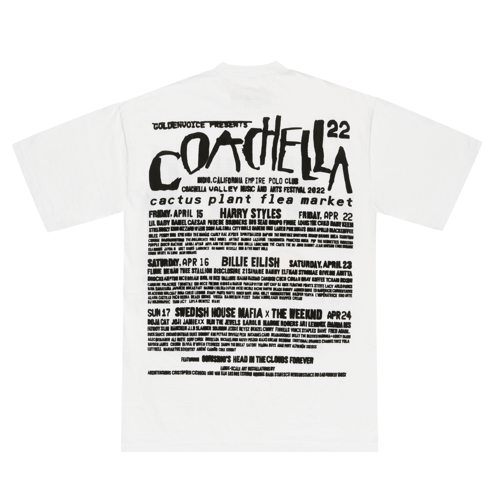 CPFM x Coachella Weekend 2 T-Shirt White-PLUS
