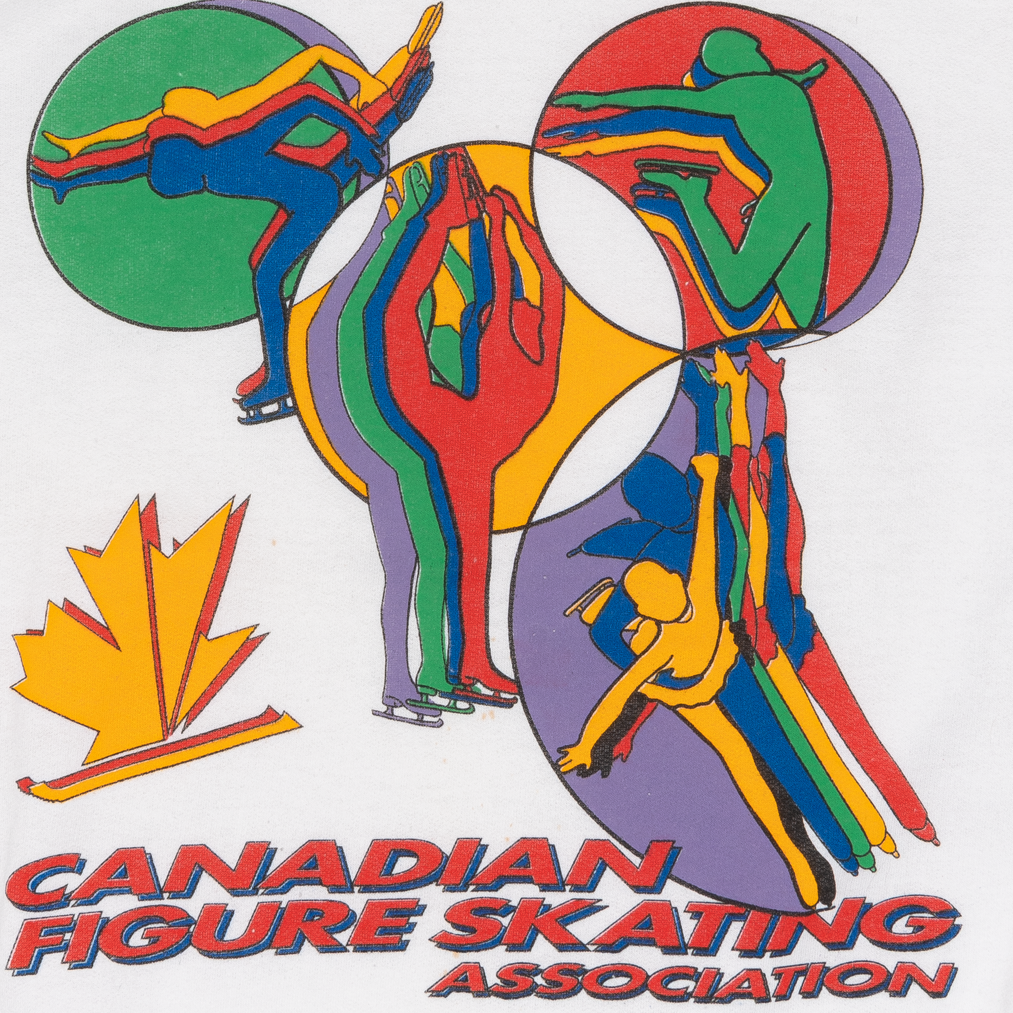 Canadian Figure Skating Association France 1992 Crewneck White-PLUS