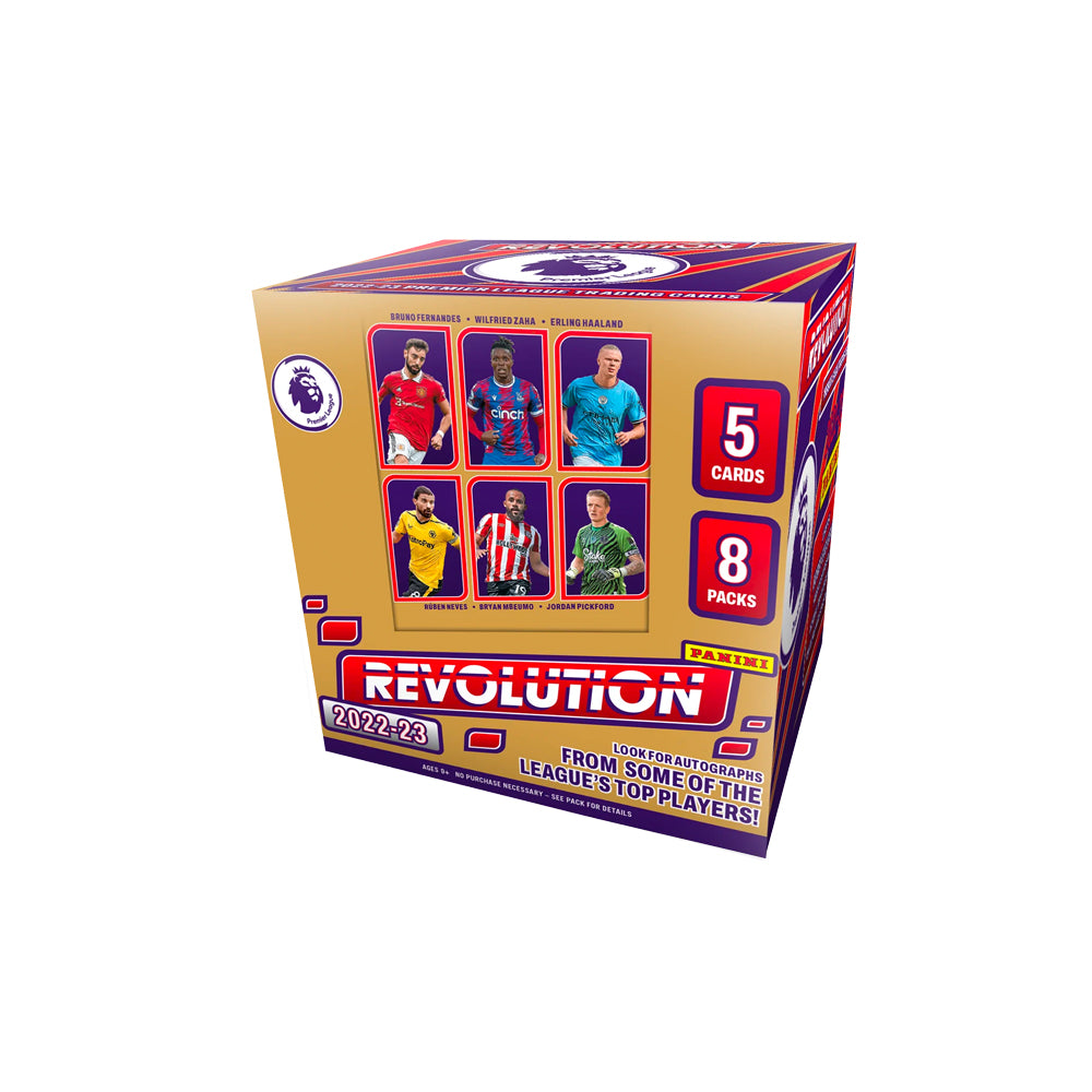 2022-23 Panini Revolution Premier League EPL Soccer Hobby Box-PLUS