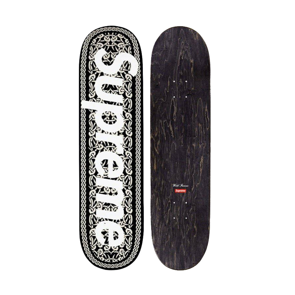 Supreme Celtic Knot Skateboard Deck Black-PLUS