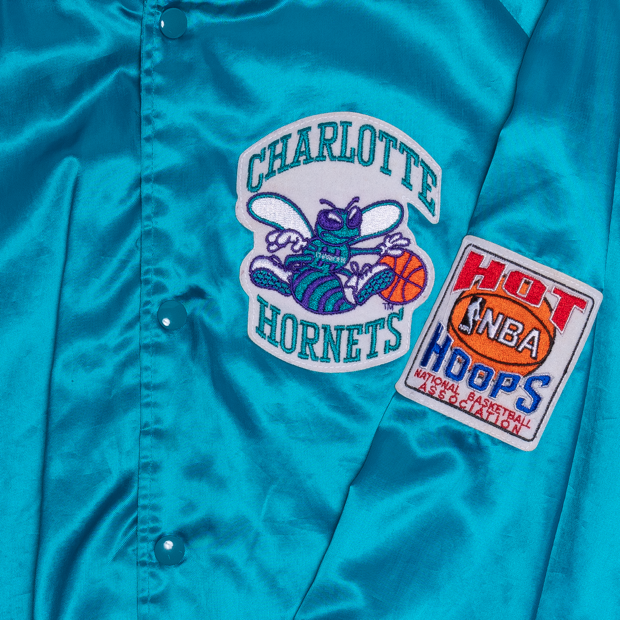 Charlotte Hornets Chalk Line NBA Jacket Teal-PLUS