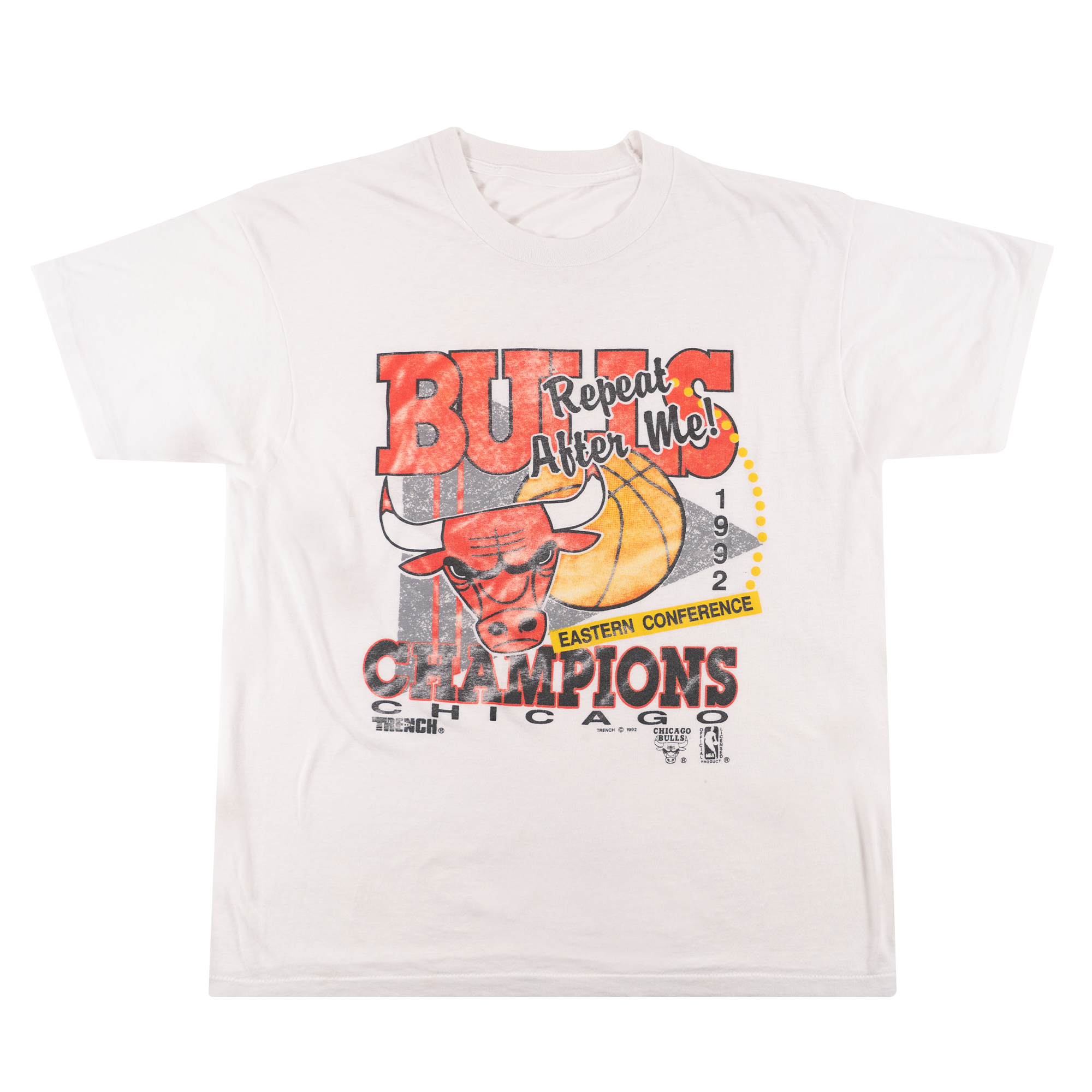 1992 Chicago Bulls Repeat After Me Tee-PLUS