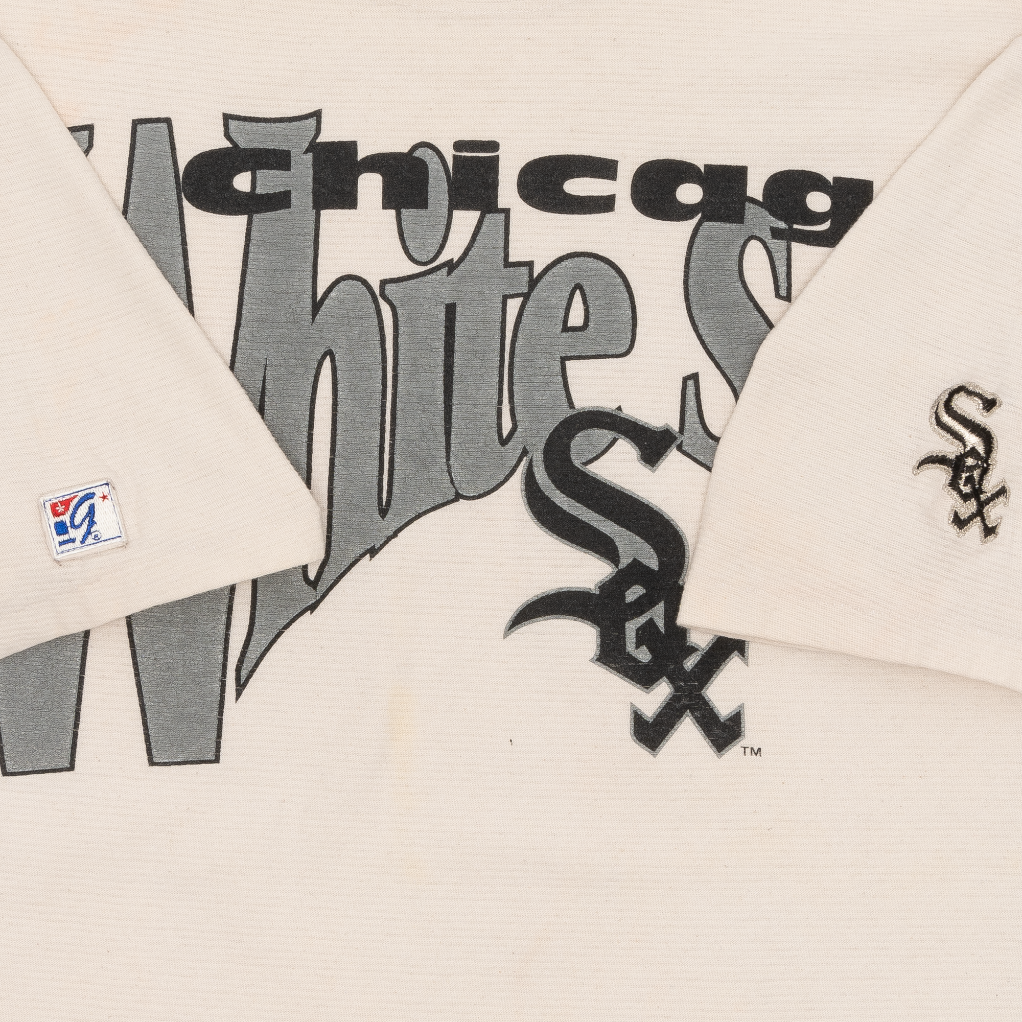 Chicago White Sox The Game Ribbed Tee Cream-PLUS