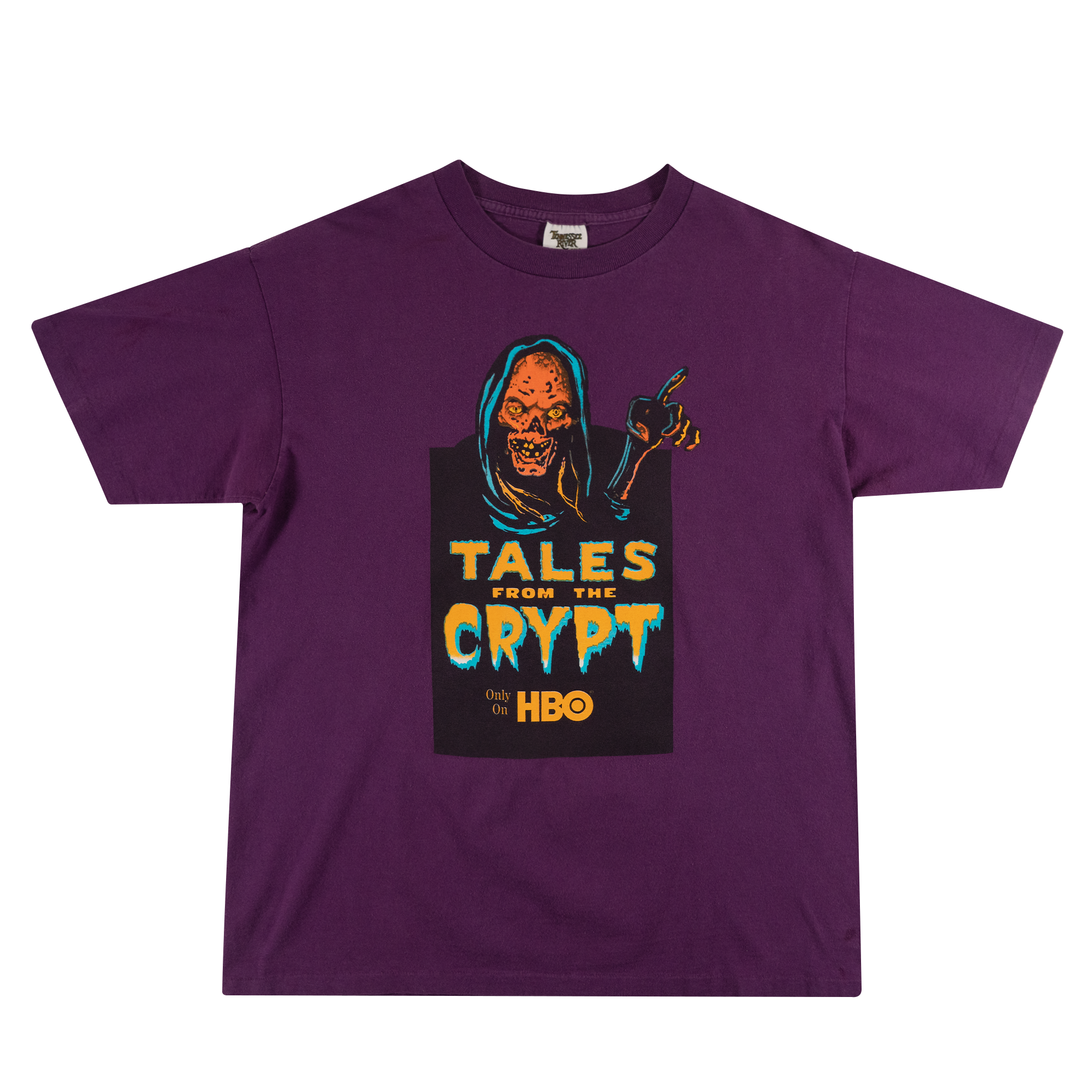 Tales From The Crypt HBO Tee Purple-PLUS