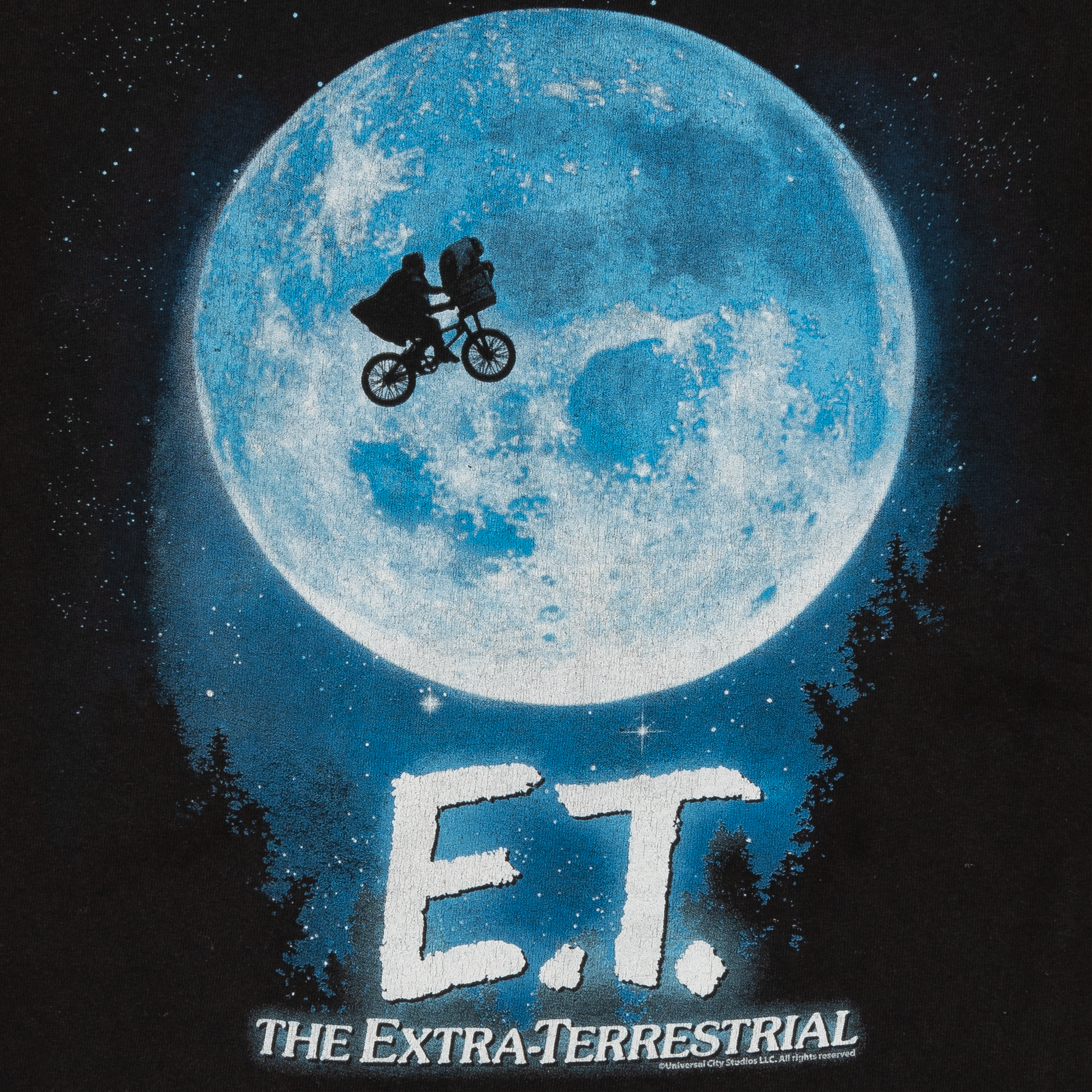 ET "The Extra-Terrestrial" Movie Tee Black-PLUS