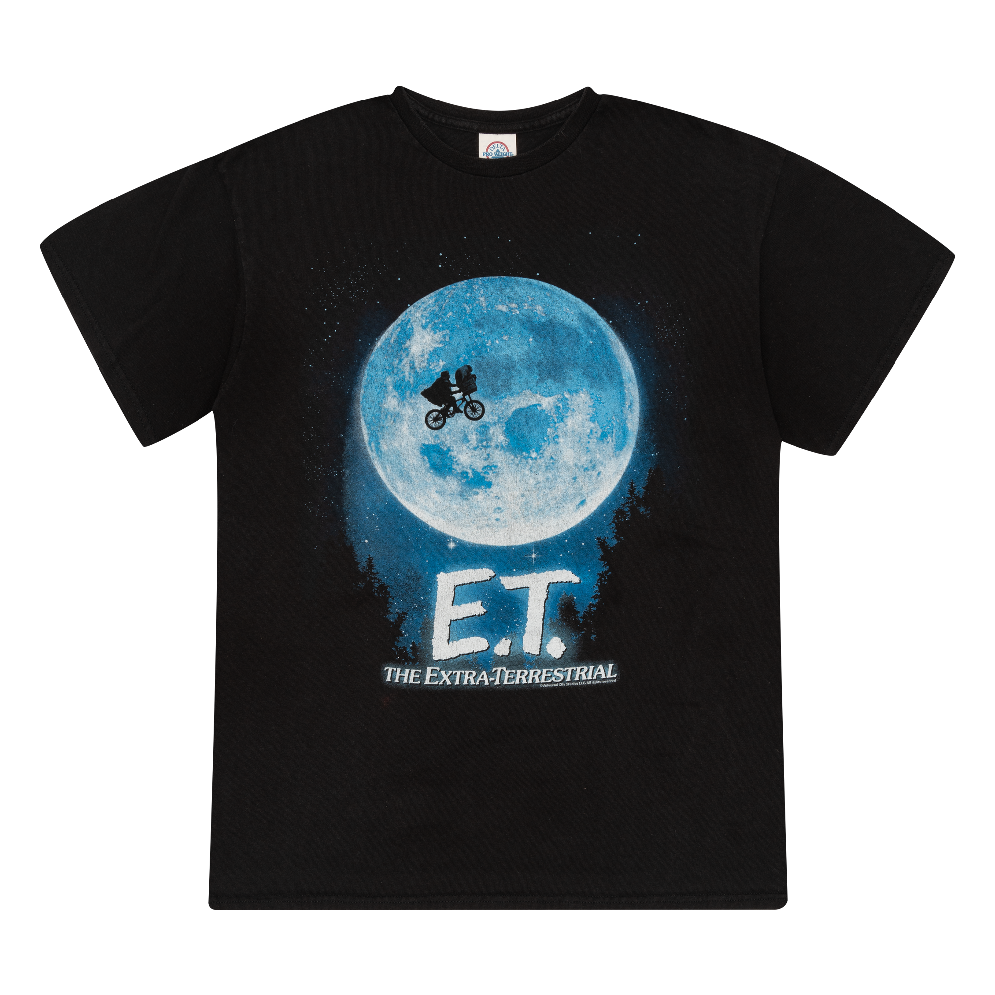 ET "The Extra-Terrestrial" Movie Tee Black-PLUS