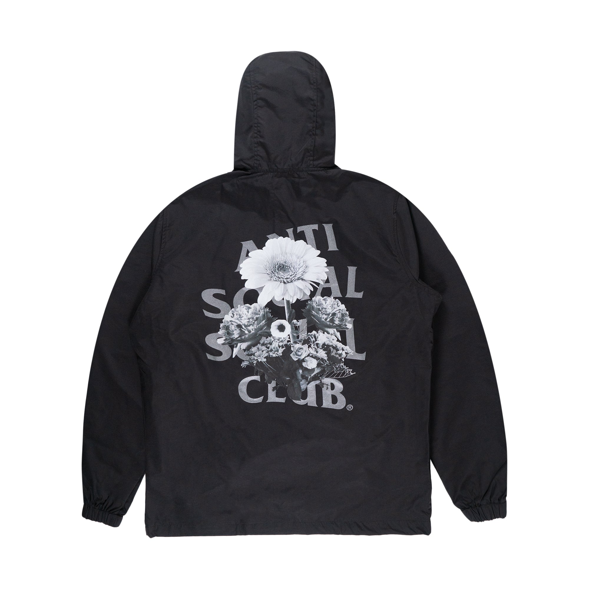 Anti Social Social Club Ghost Of You And Me Anorak Jacket Black-PLUS