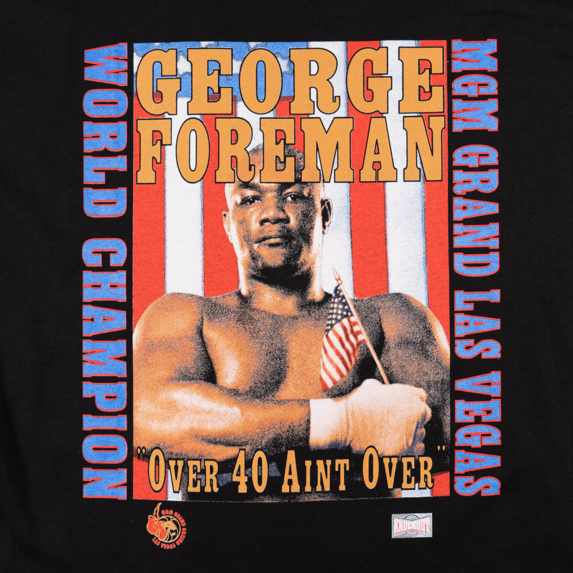 George Foreman Boxing Tee Black-PLUS