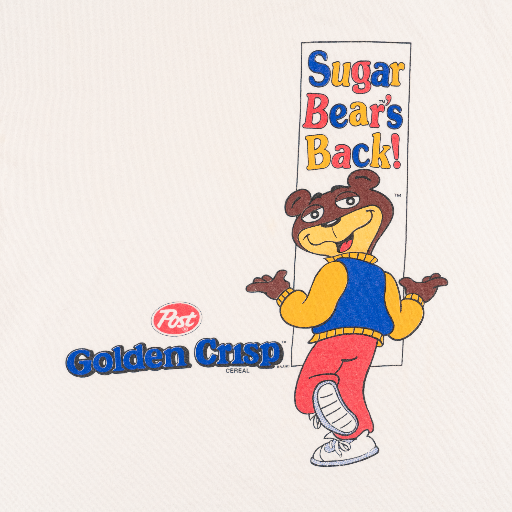 Golden Crisp "Sugar Bears Back" Tee White-PLUS