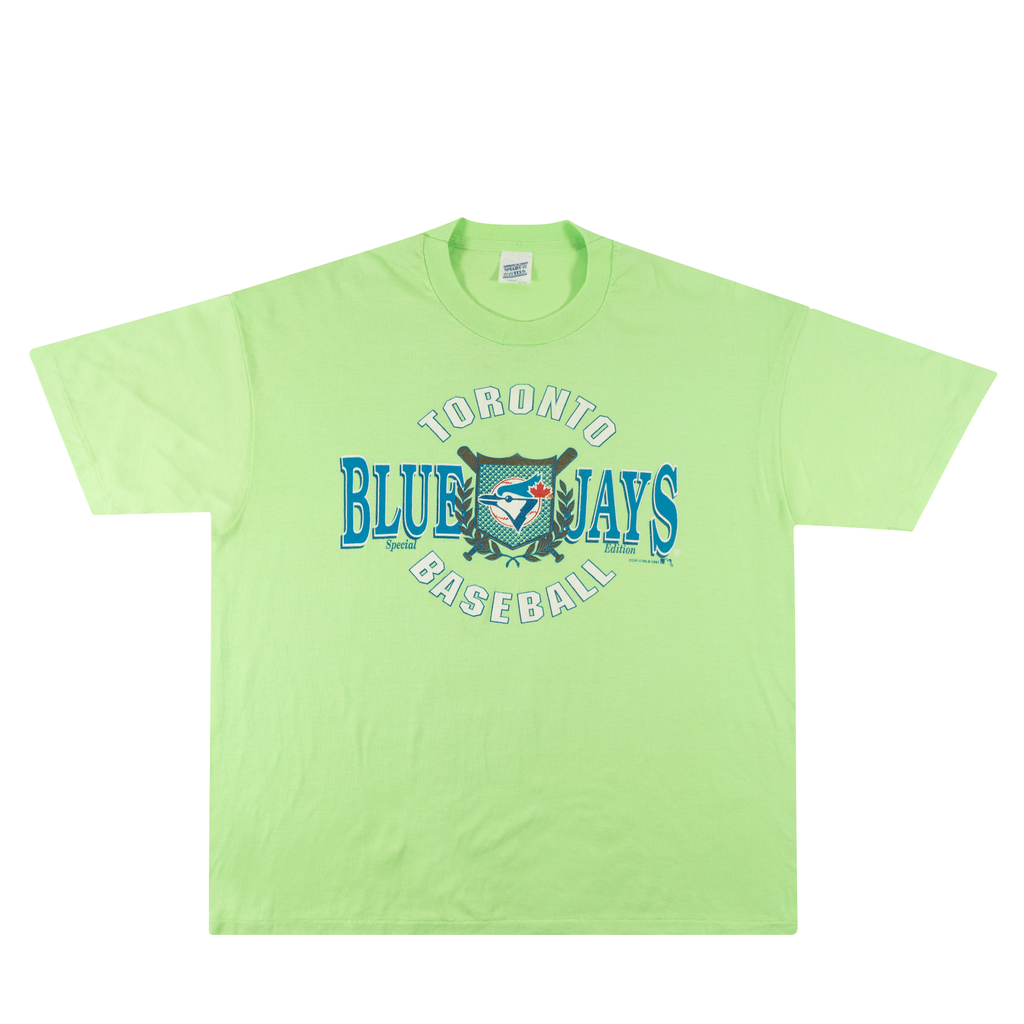 Toronto Blue Jays Special Edition 1991 MLB Tee Neon Green-PLUS
