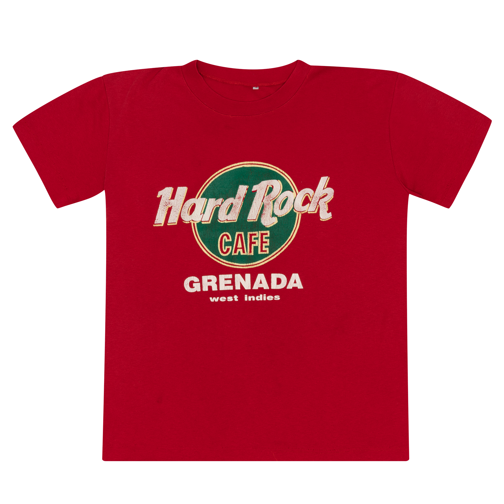 Hard Rock Cafe Grenada West Indies Souvenir Tee Red-PLUS