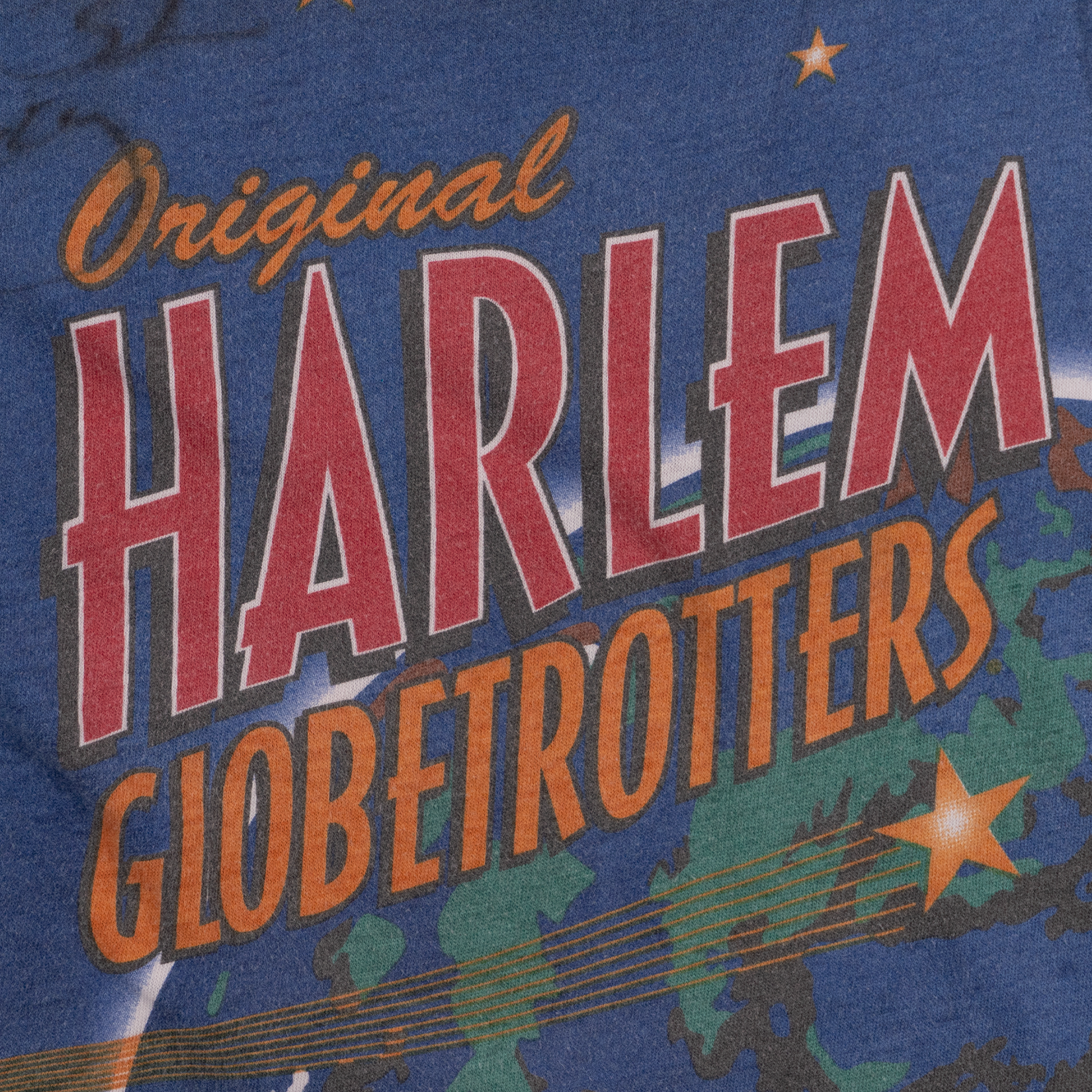 Harlem Globetrotters Signed Tee White-PLUS