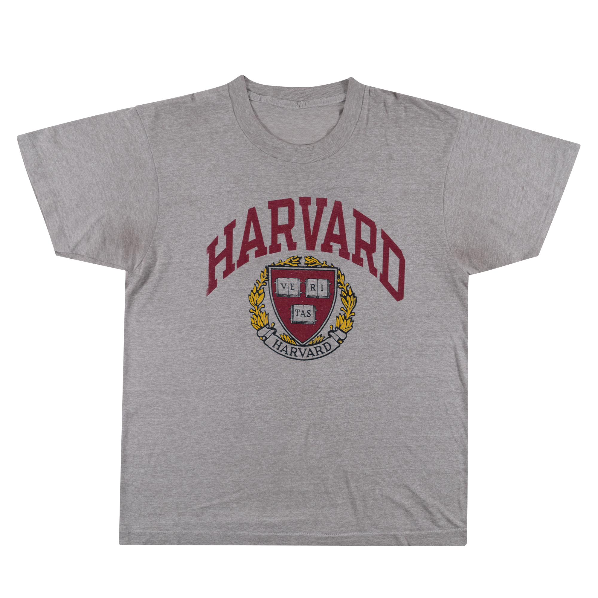 80's Harvard Tee Grey-PLUS