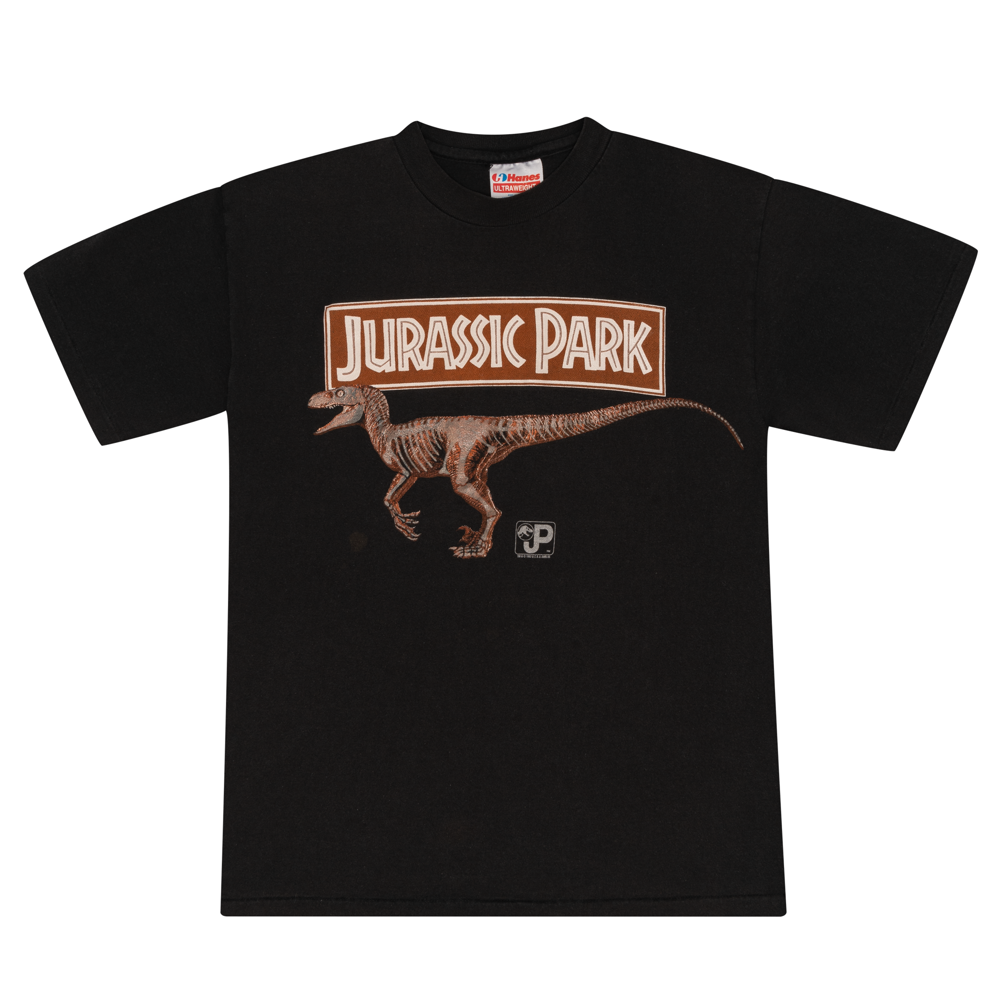 Jurassic Park Movie Promo 1993 Tee Black-PLUS