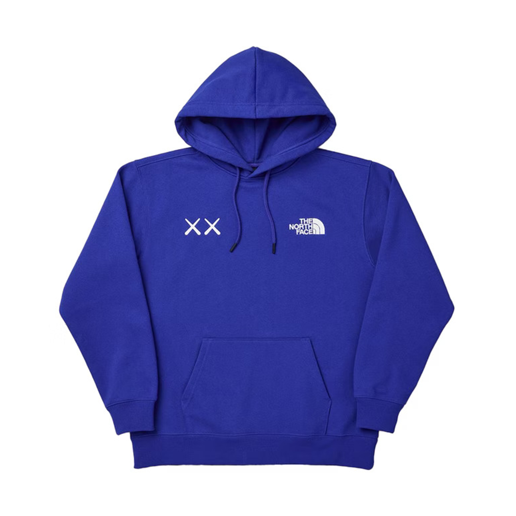 KAWS x The North Face Popover Hoodie Bolt Blue-PLUS