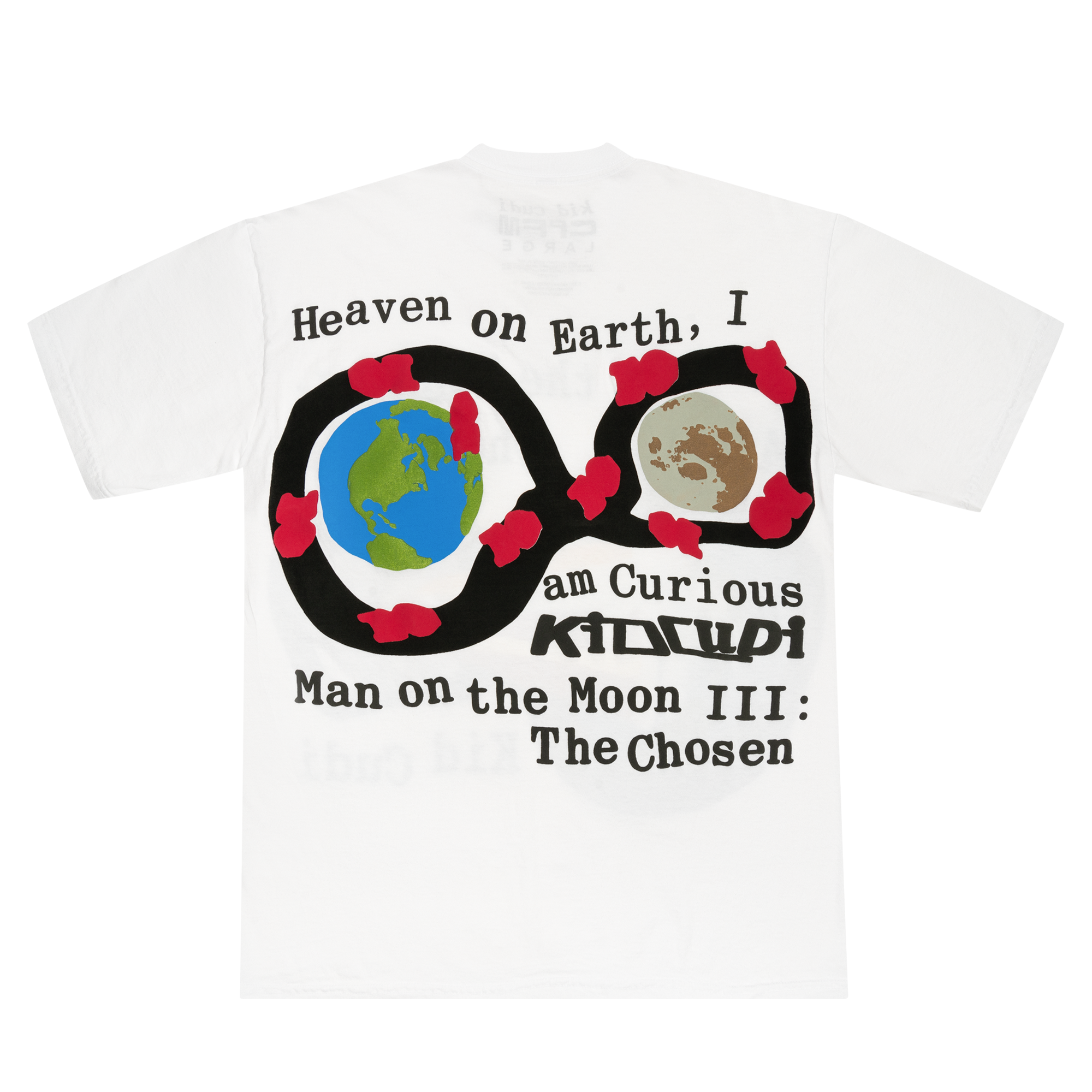 Kid Cudi x CPFM MOTM III Heaven on Earth T-Shirt White-PLUS