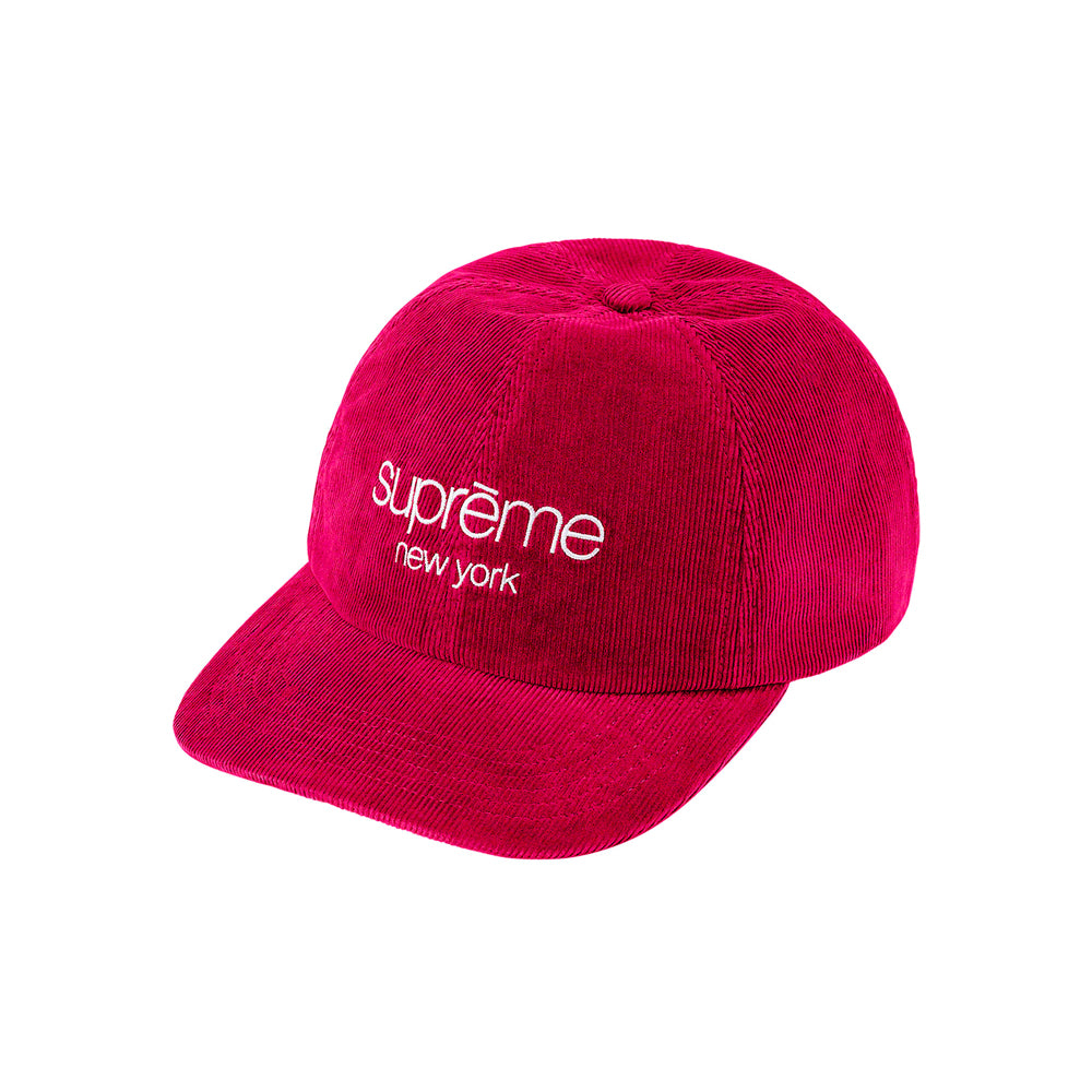 Supreme GORE-TEX Corduroy Classic Logo 6-Panel Pink-PLUS