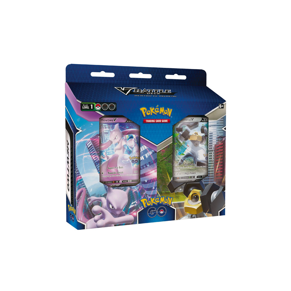 Pokemon GO TCG V Battle Deck Mewtwo V & Melmetal V Bundle Box-PLUS