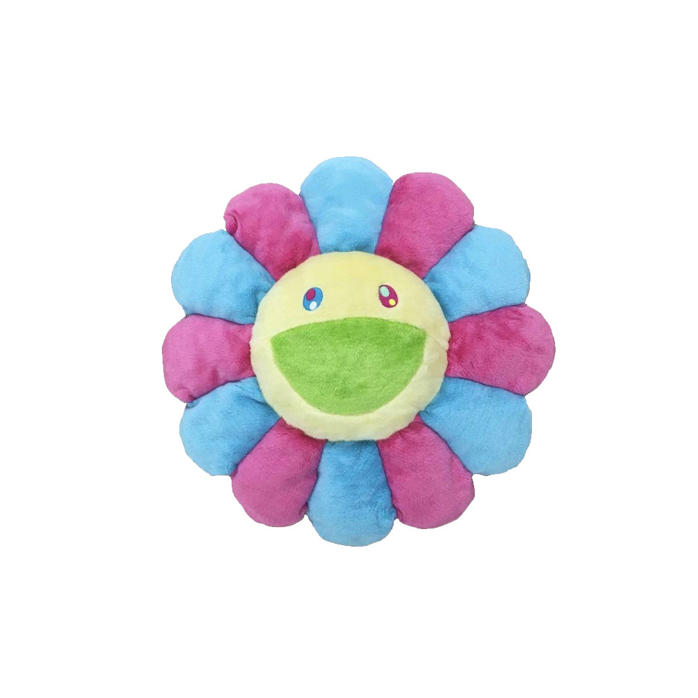 Takashi Murakami Flower Plush 60CM Blue/Turquoise/Yellow