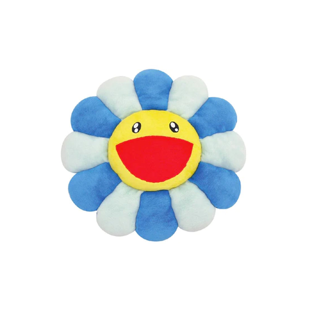 Takashi Murakami Flower Plush Pin Blue (3.75")-PLUS