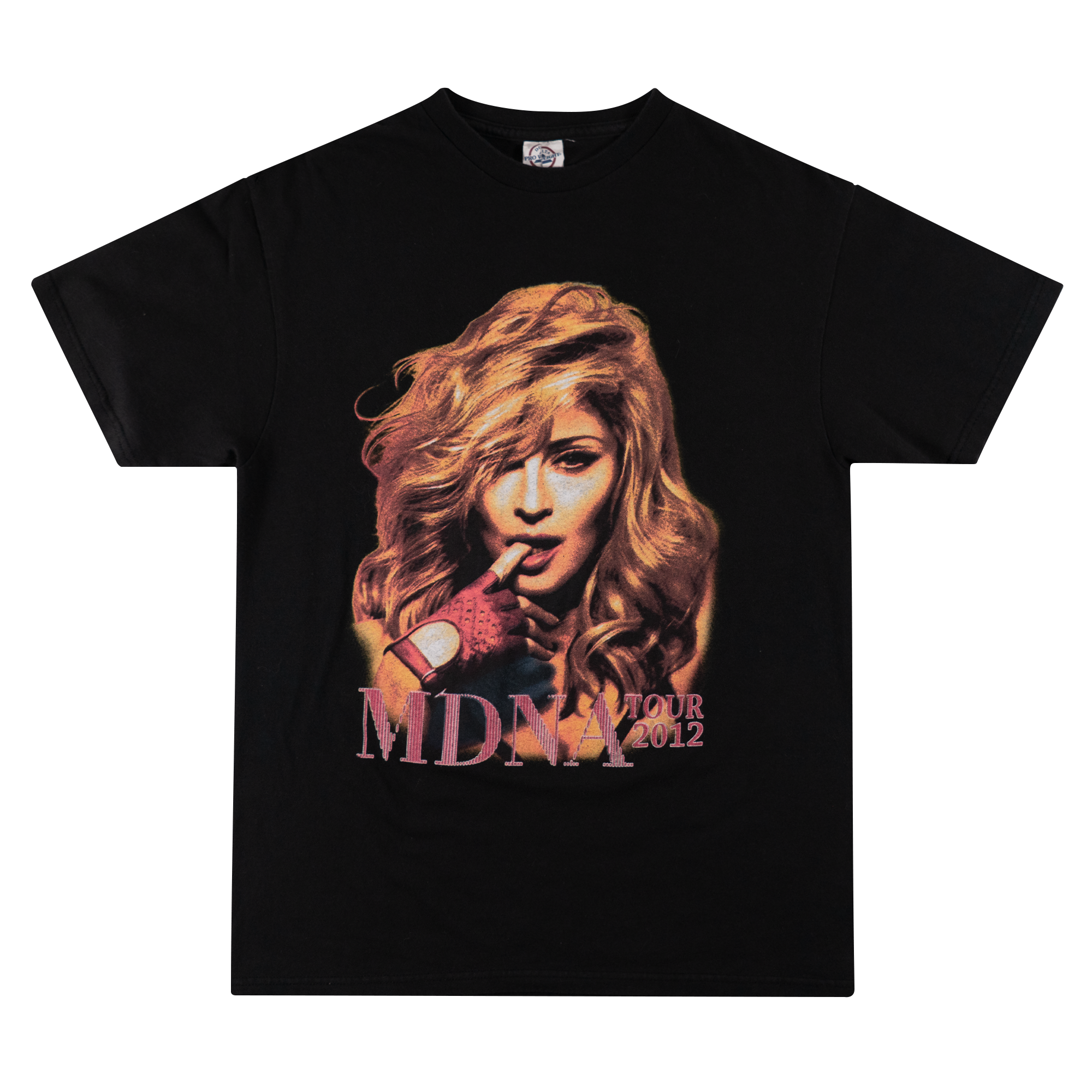 Madonna "MDNA" Tour Merchandise Tee Black-PLUS