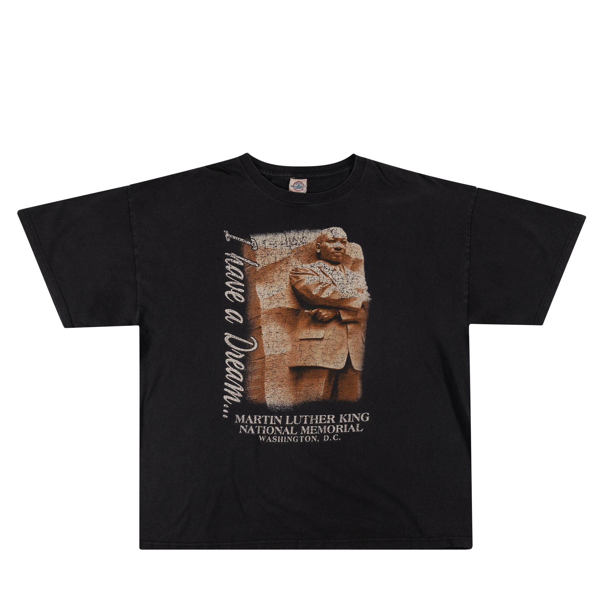 Martin Luther King National Memorial Tee Black-PLUS
