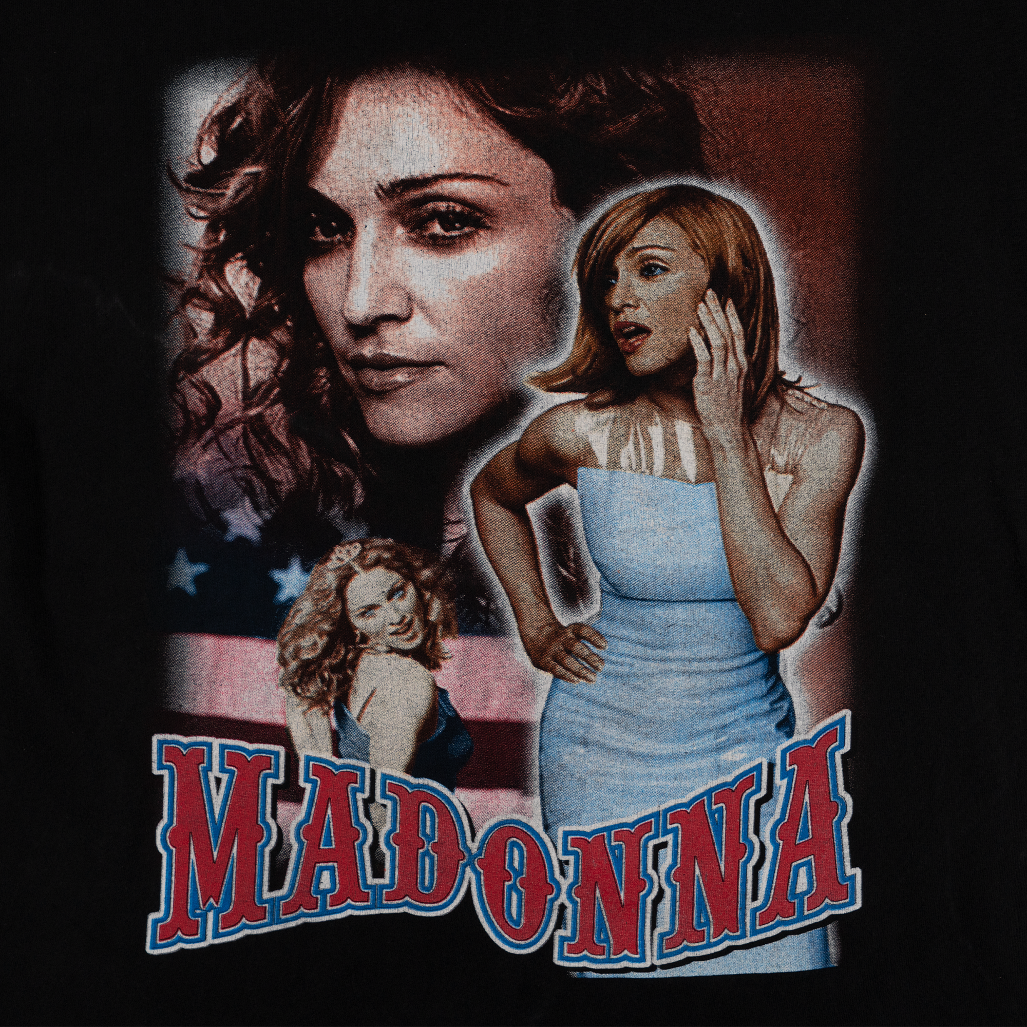 Madonna 2001 Rap Style Tee Black-PLUS