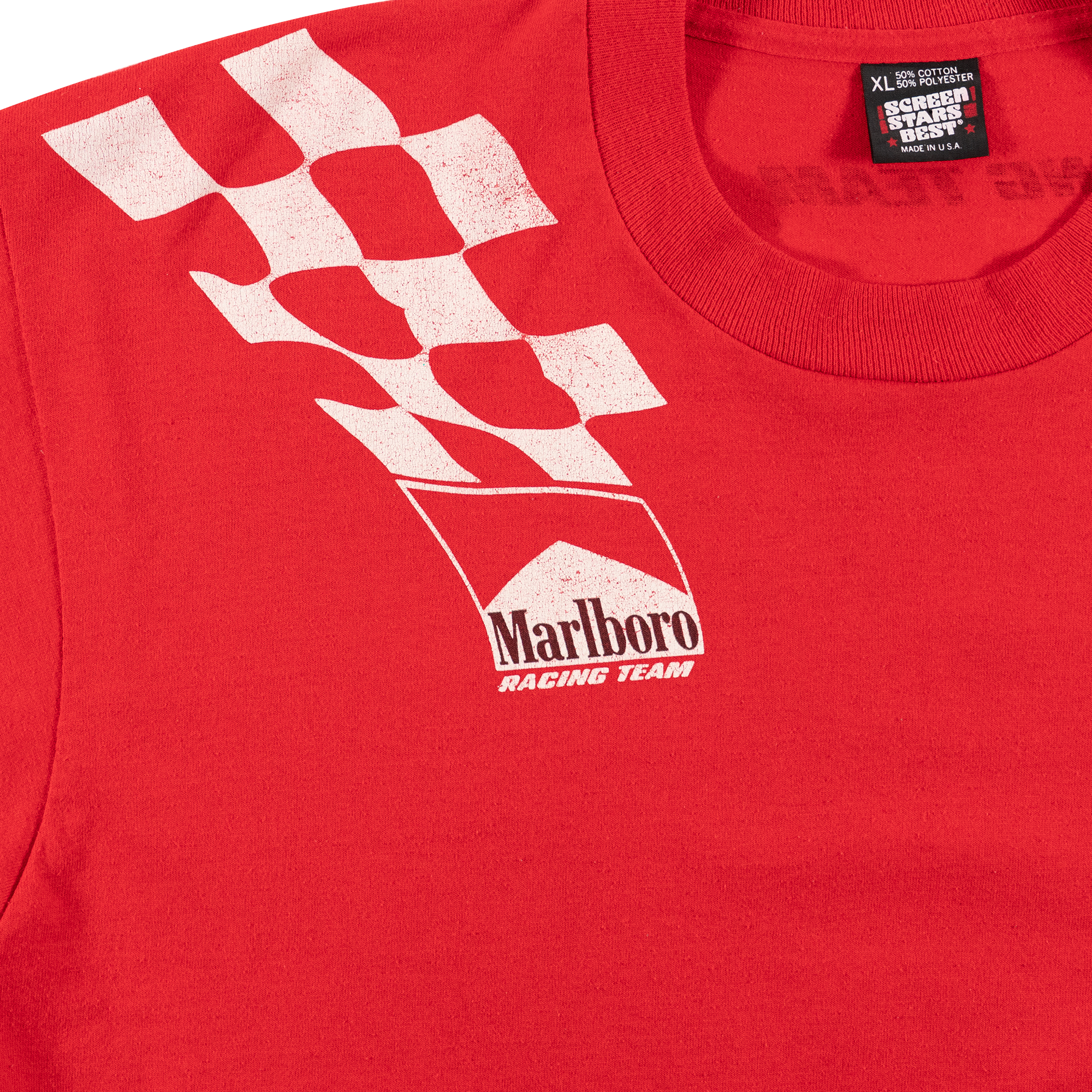 Red Marlboro Racing Team F1 Tee Red-PLUS
