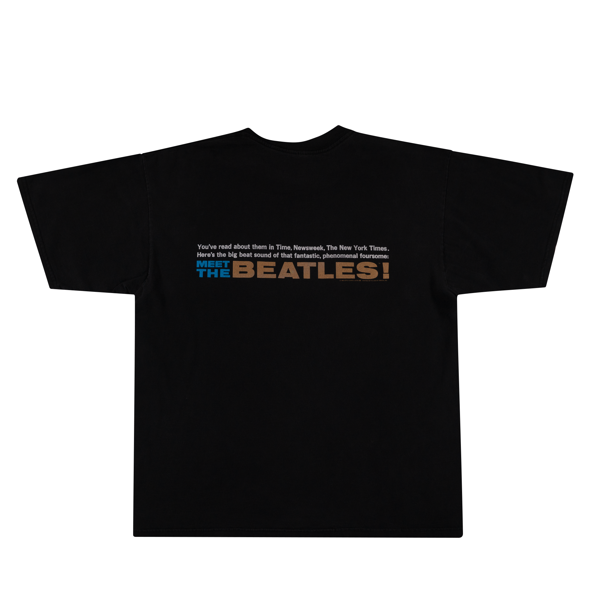 Meet The Beatles 1992 Tee Black-PLUS