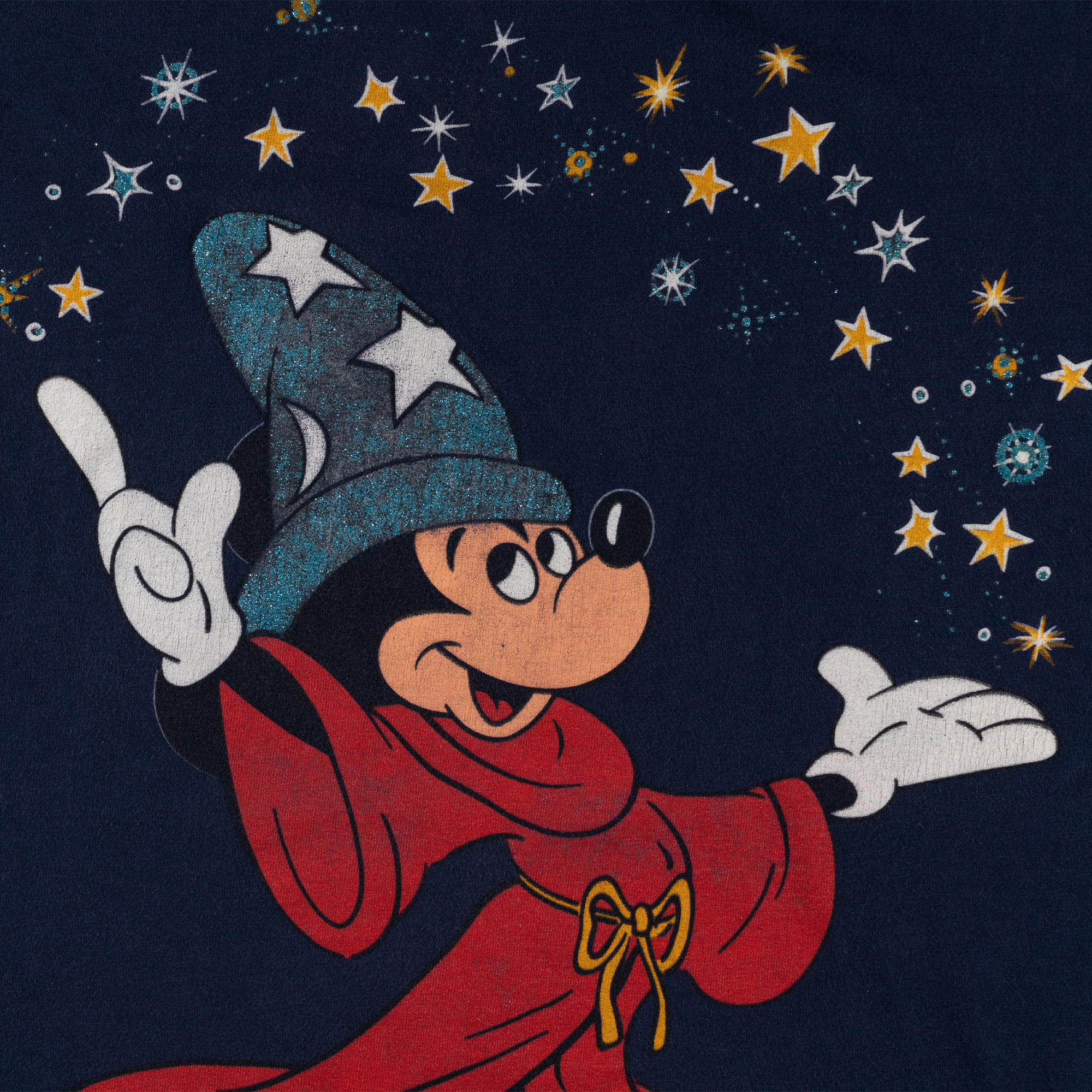 Sorcerer Mickey Mouse "Fantasia" Disney Tee Navy-PLUS